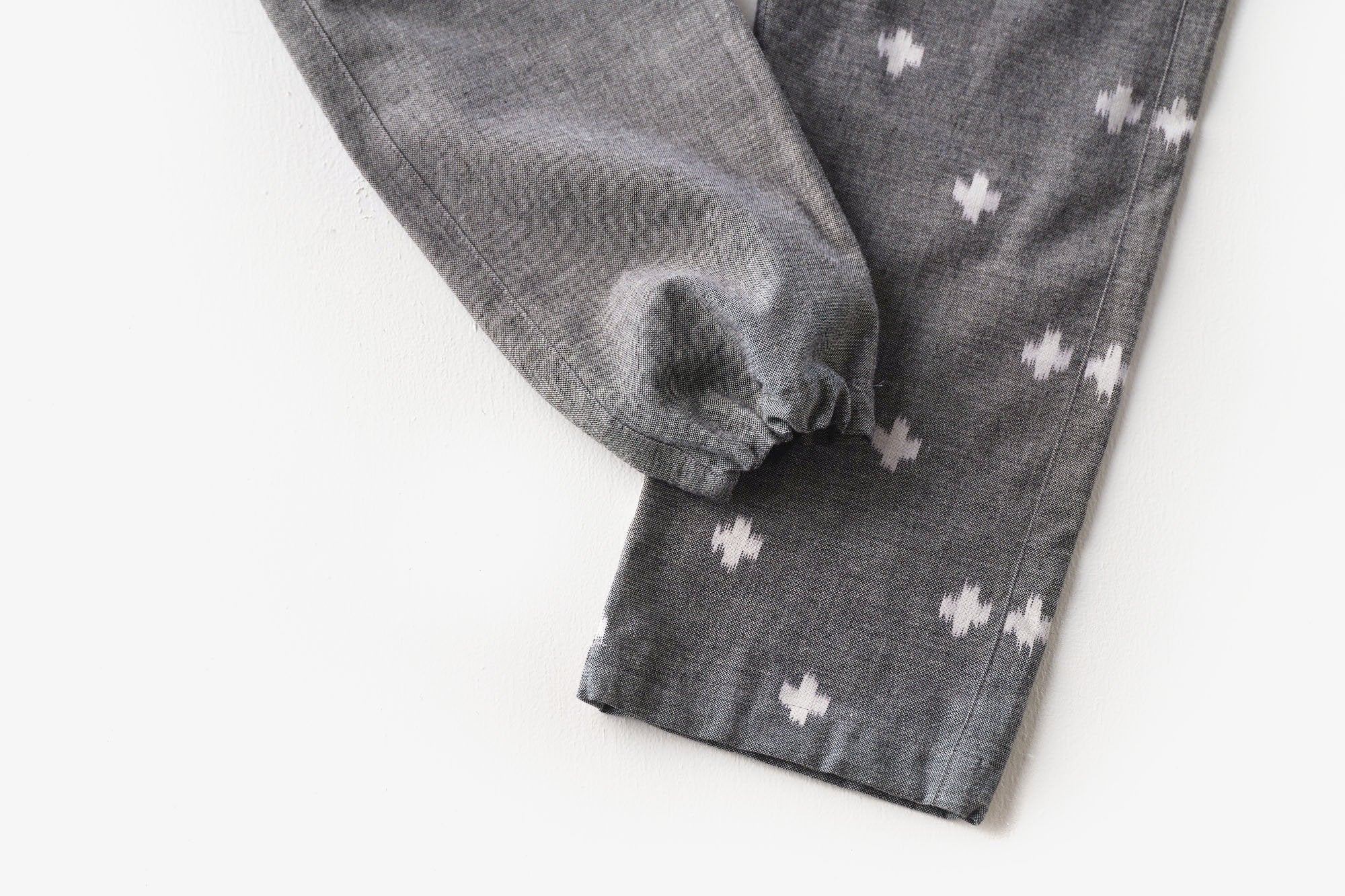 うなぎの寝床/もんぺ/十字模様/薄地