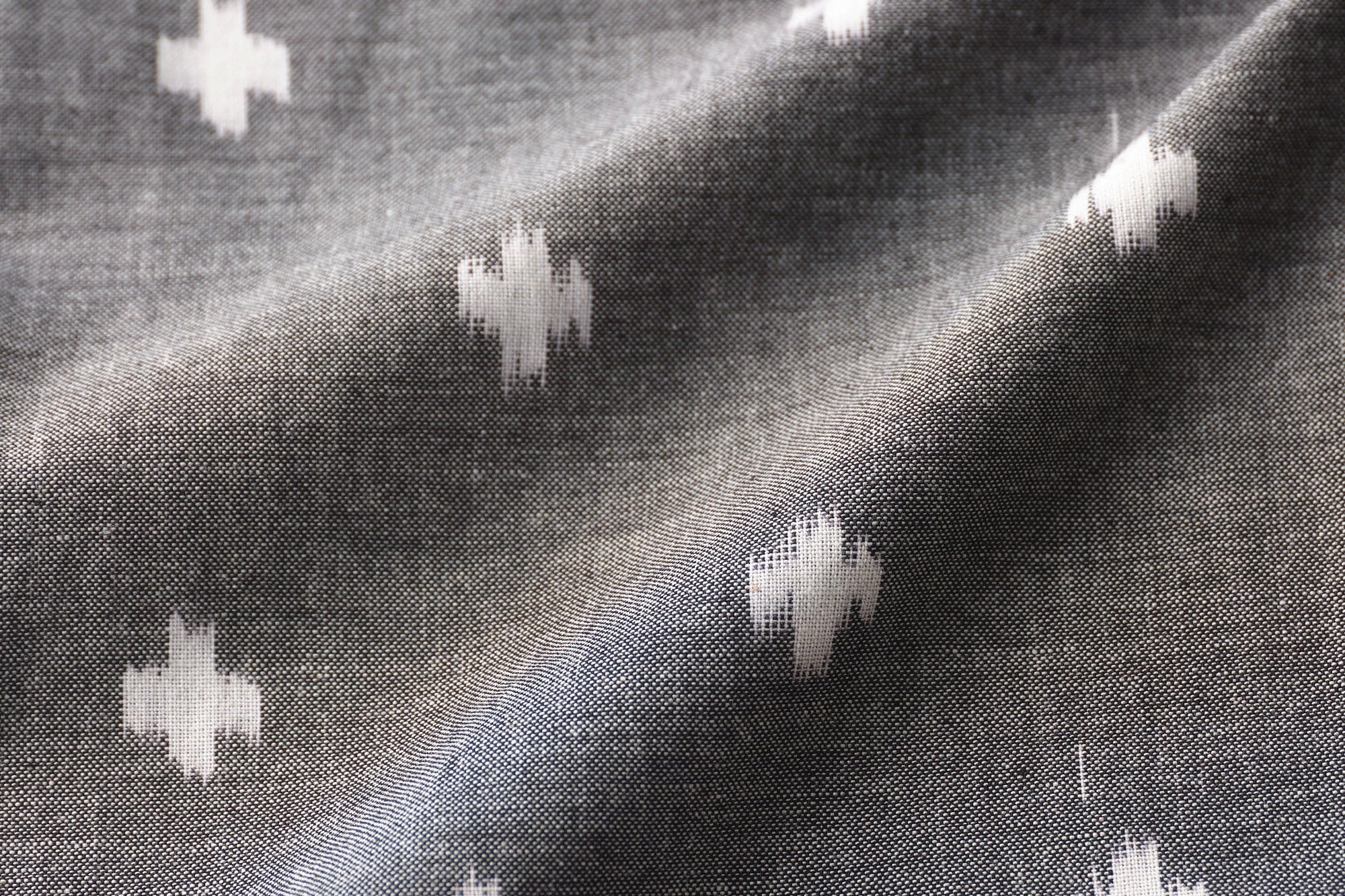 うなぎの寝床/もんぺ/十字模様/薄地