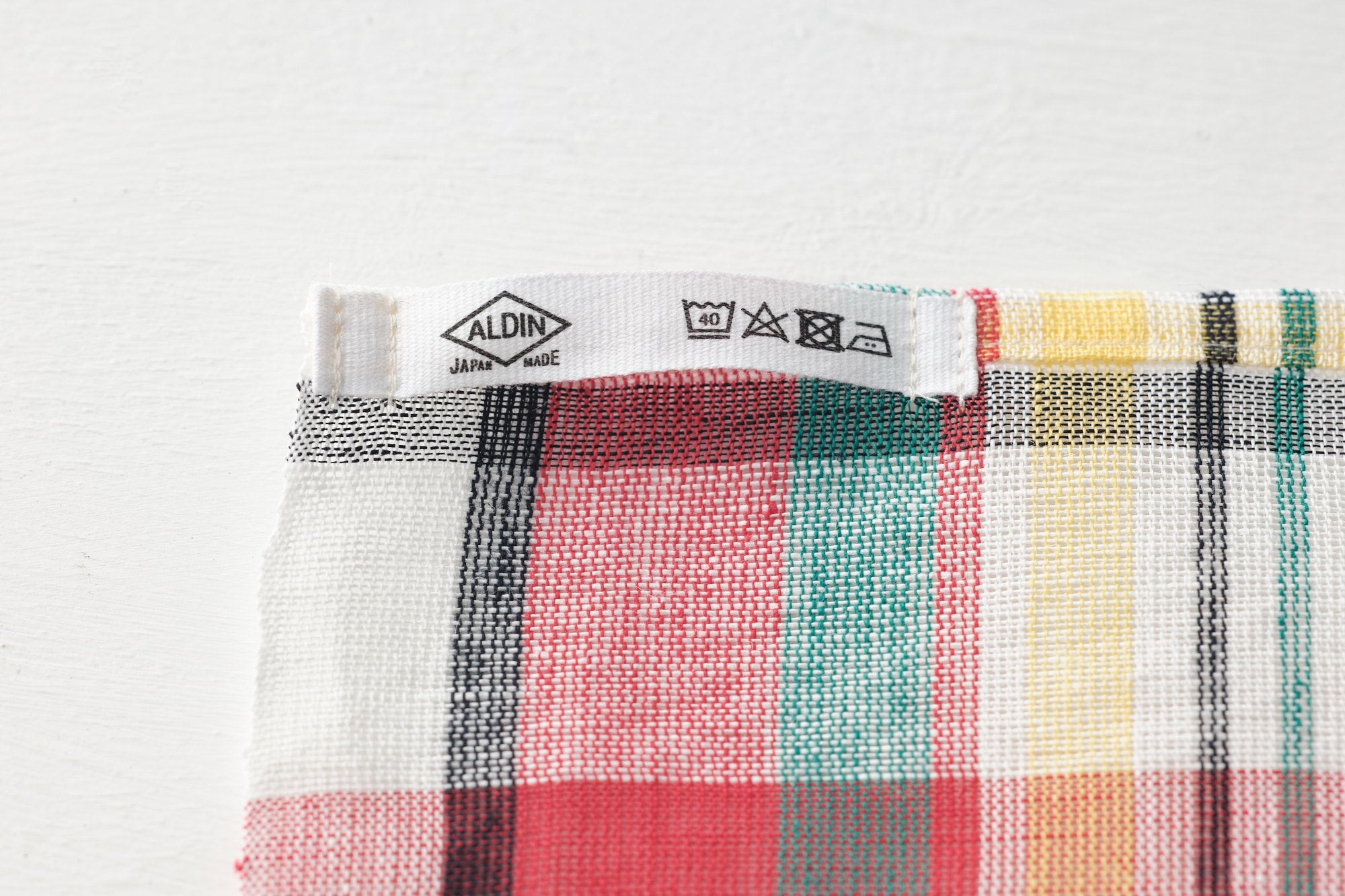 ALDIN/マドラスチェッククロス/55cm×65cm