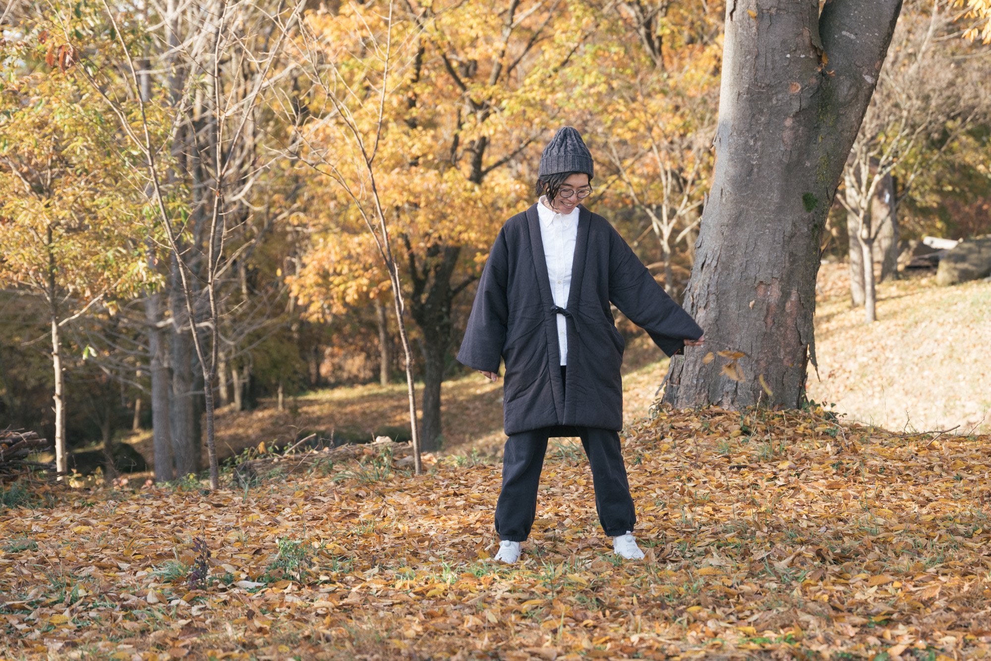 宮田織物/半纏/山並み袢天