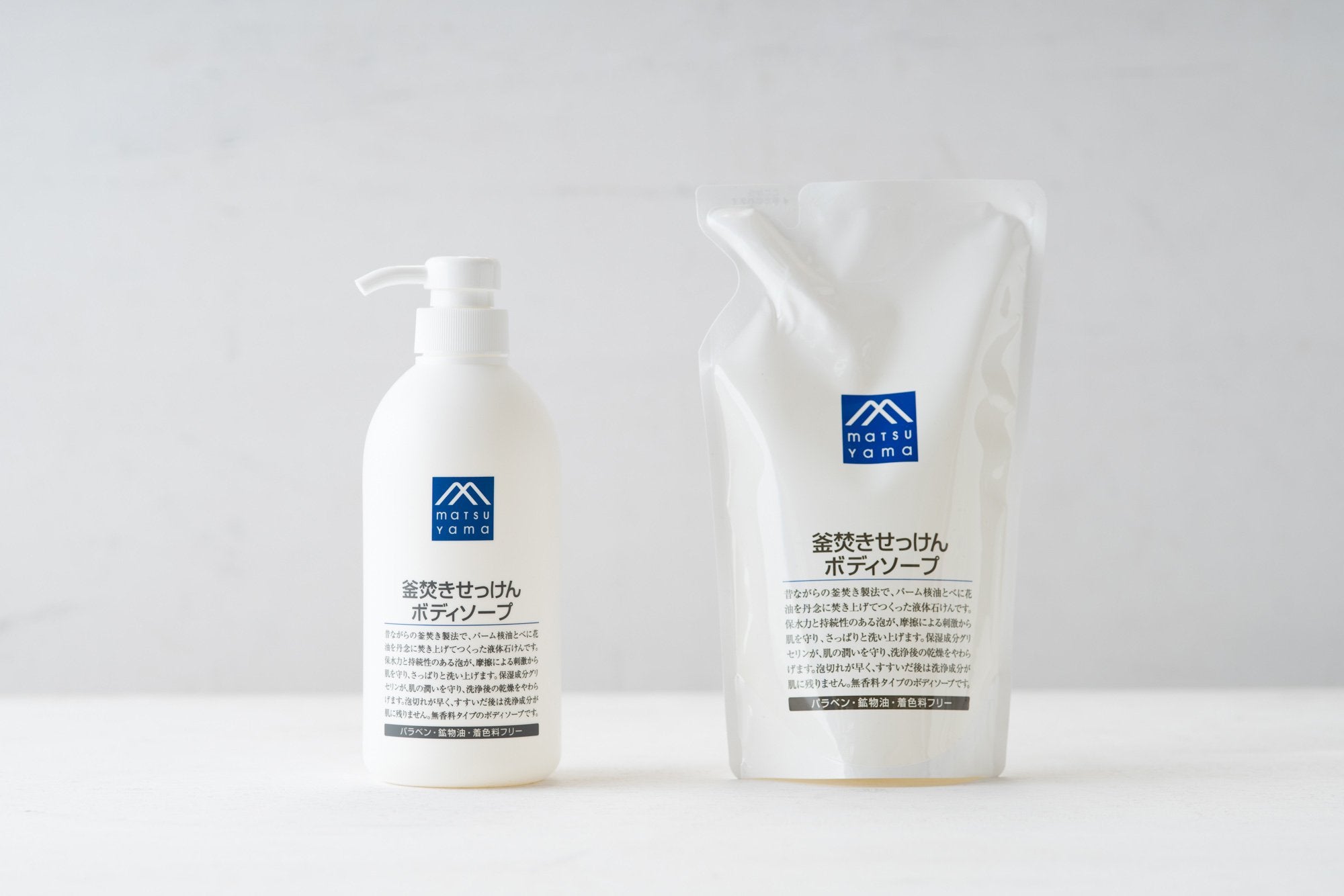 松山油脂/M-mark series/釜焚きせっけんボディソープ