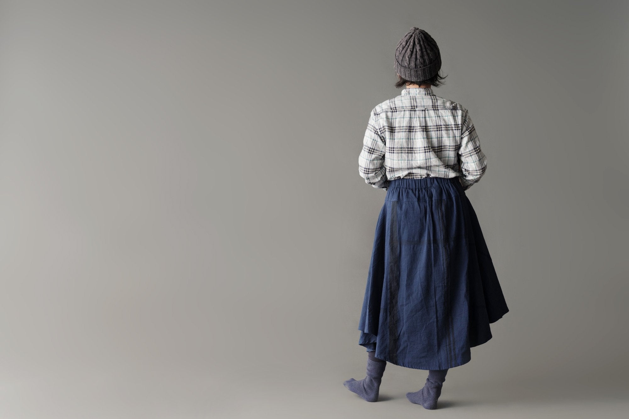 tamaki niime/chotan skirt/cotton
