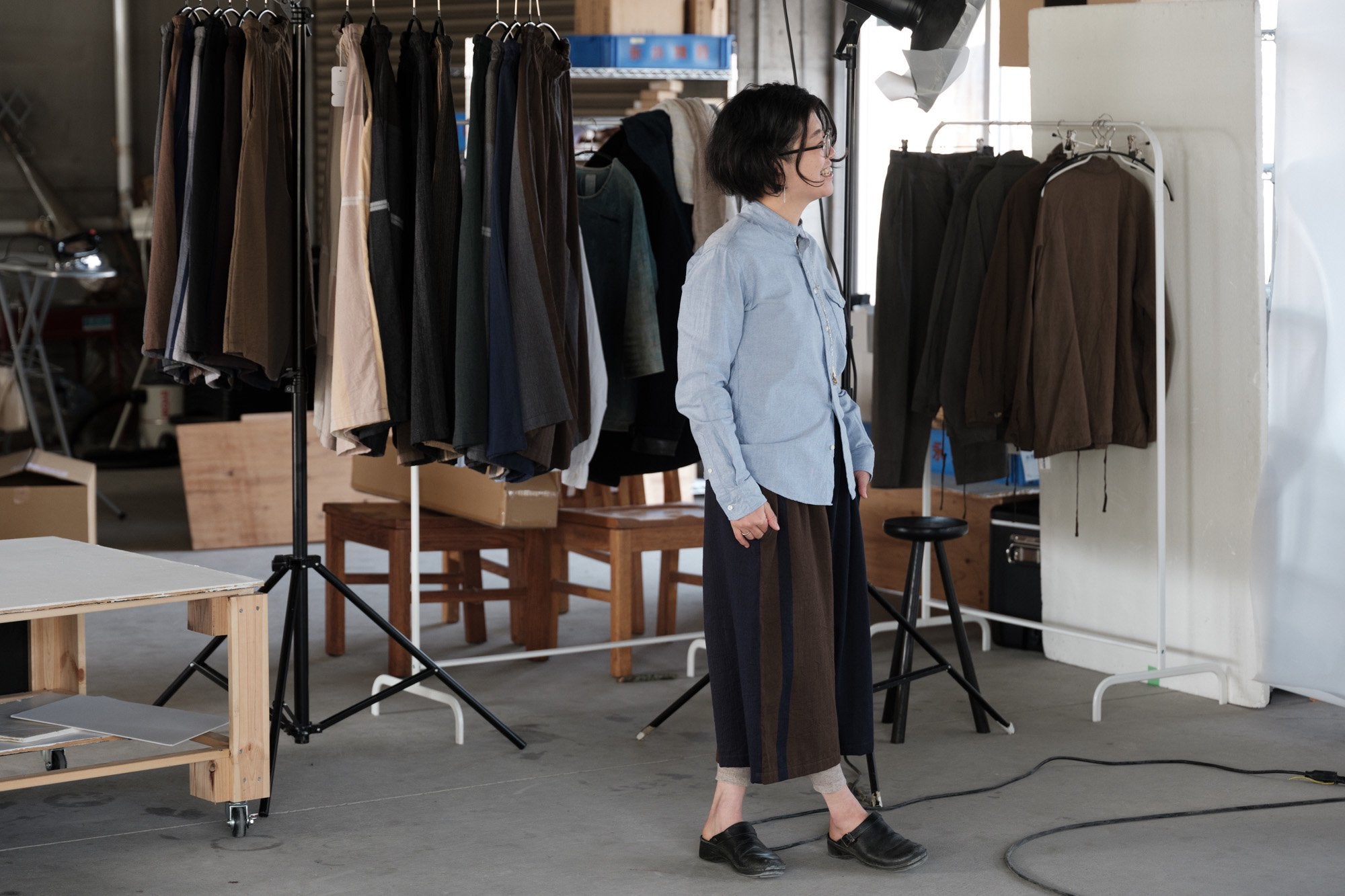 tamaki niime/sen SHORT/cotton