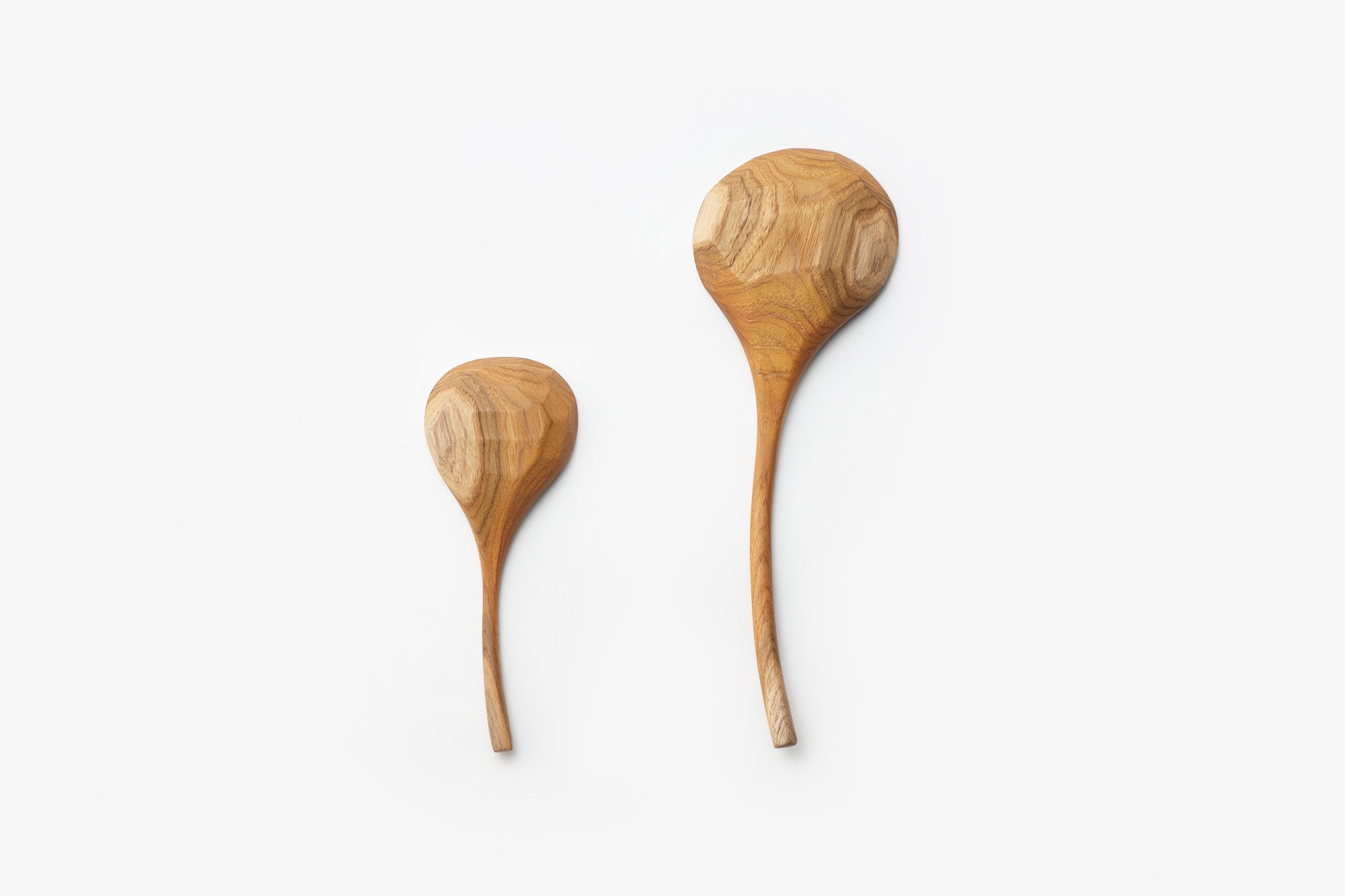 ラオスのカトラリー/レードルしずく/チーク