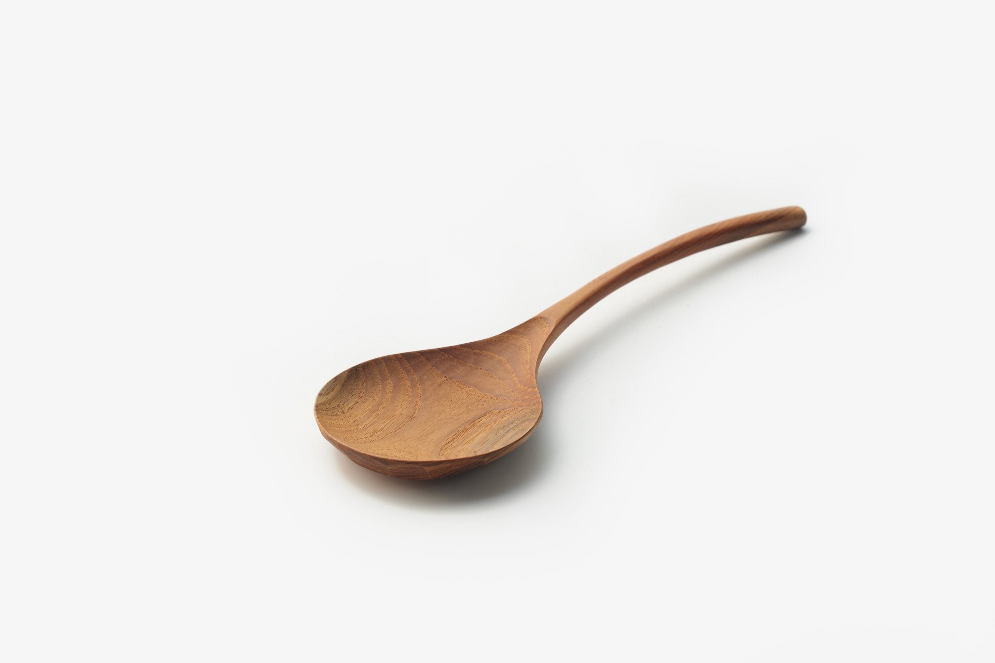 ラオスのカトラリー/レードルしずく/チーク