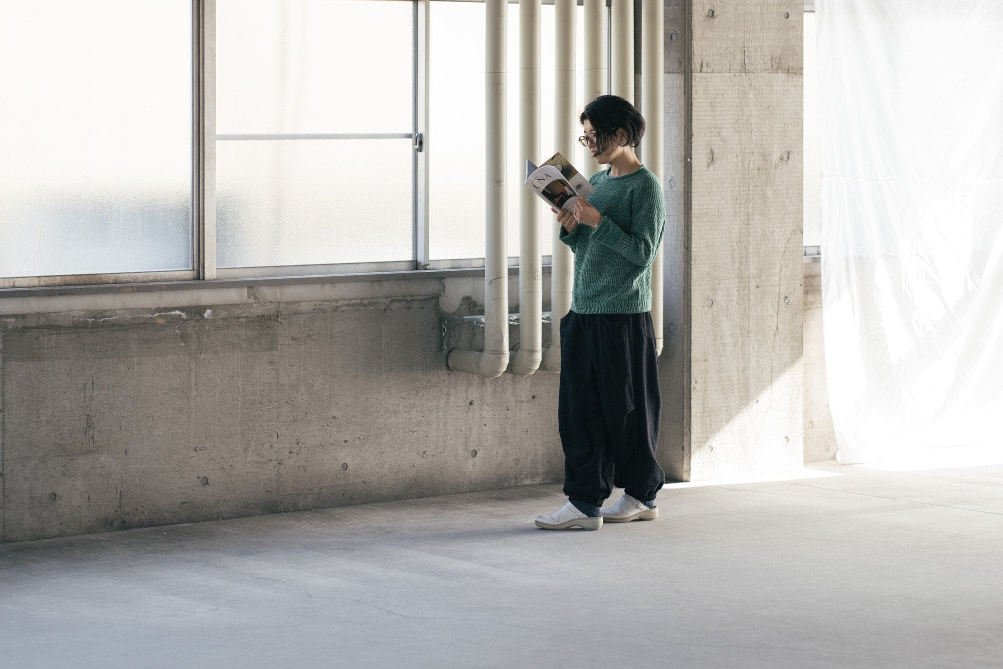 tamaki niime/nica pants futo/cotton