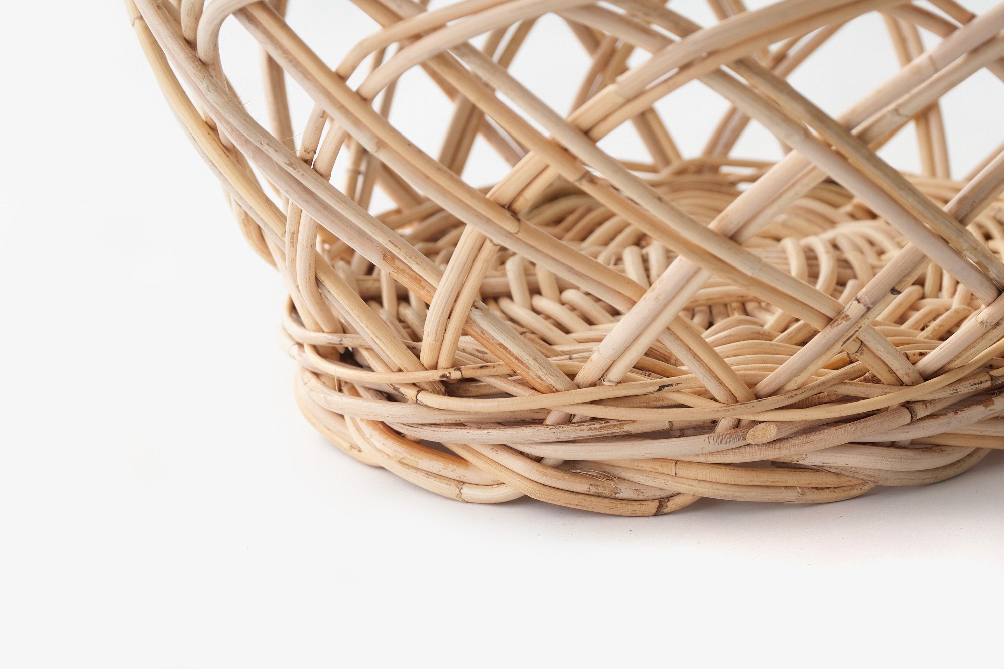 松野屋/ラタン脱衣かご