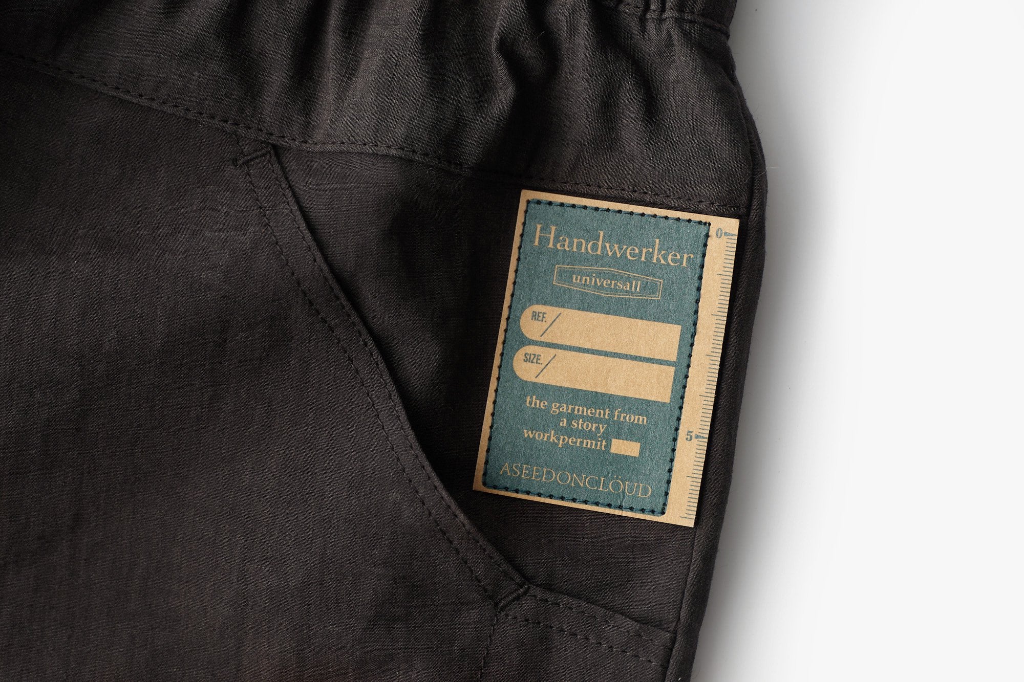 ASEEDONCLOUD/HW EASY TROUSERS/Linen nylon