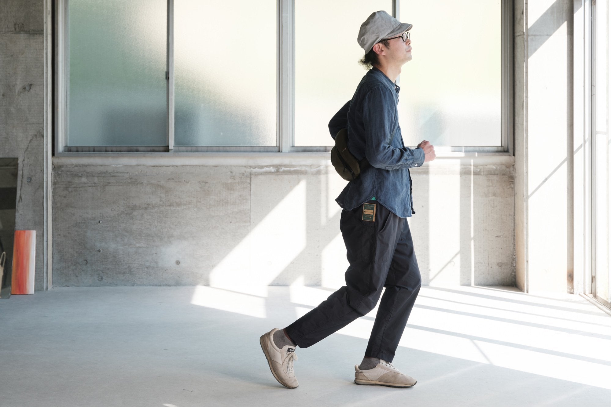 ASEEDONCLOUD/HW EASY TROUSERS/Cordura Navy