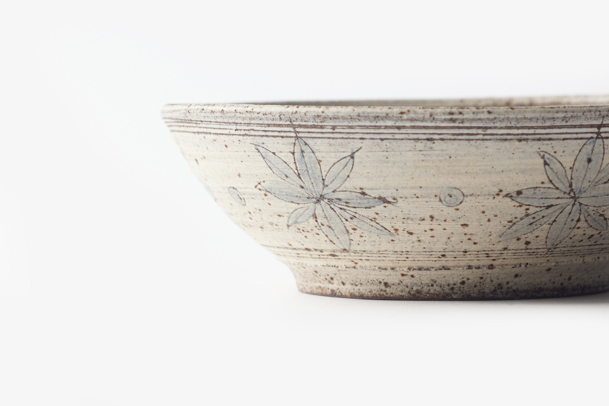 角りわ子/白線彩紋鉢