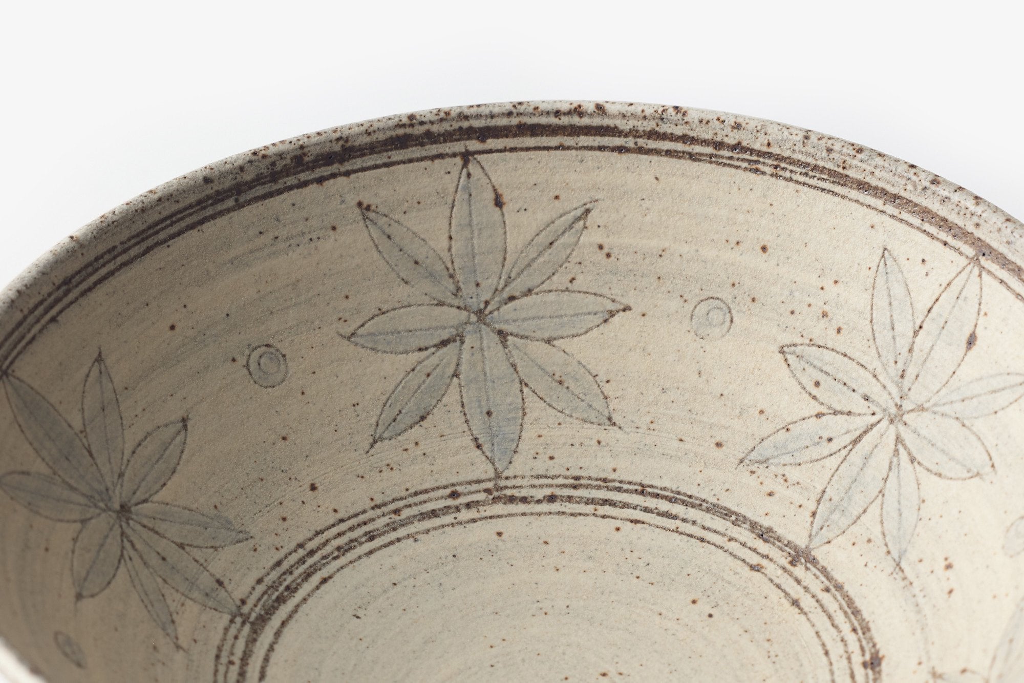 角りわ子/白線彩紋鉢