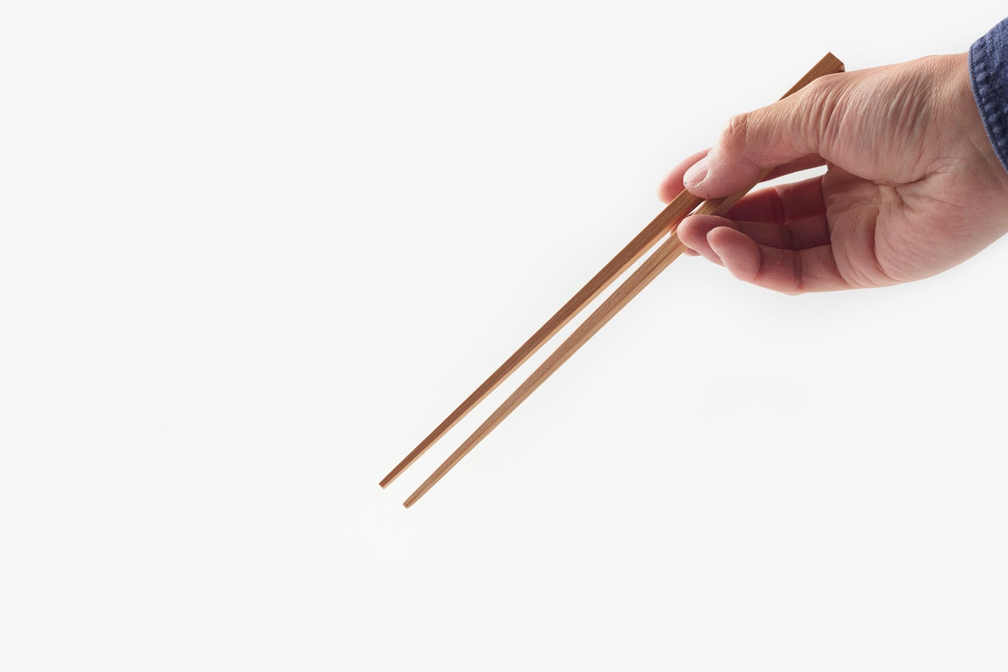 松野屋/スス竹箸と箸箱セット