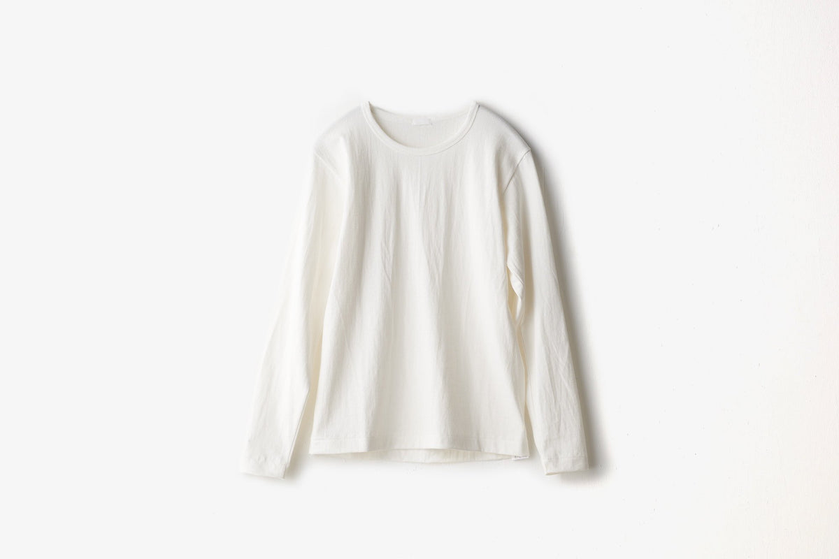 TUTU オーガニック天竺 ロングスリーブTシャツ｜yohaku