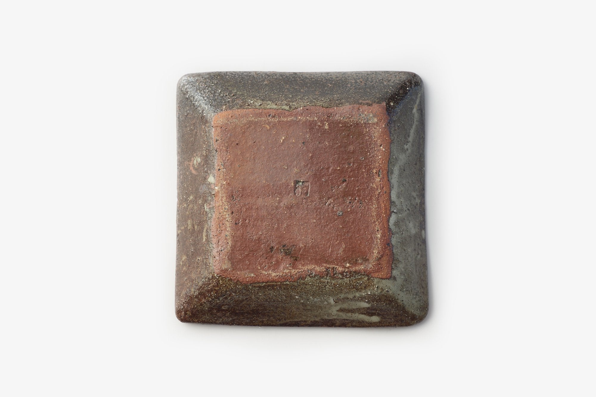 辰巳窯/枠打四方皿