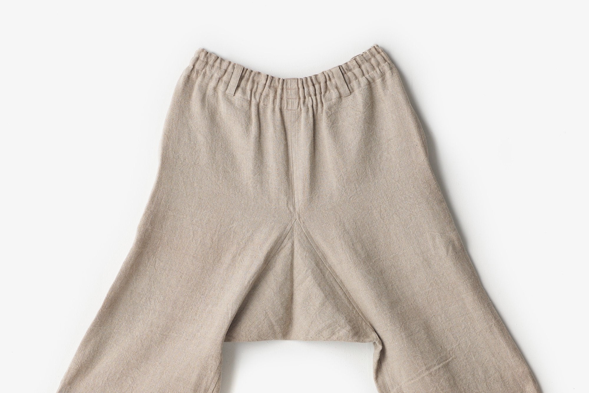 石徹白洋品店/はかま/リネン/生成 厚/long