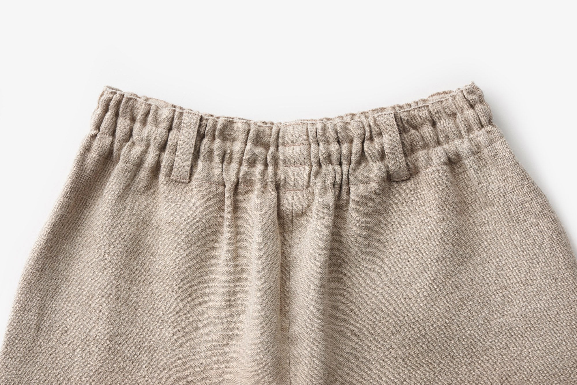 石徹白洋品店/はかま/リネン/生成 厚/long