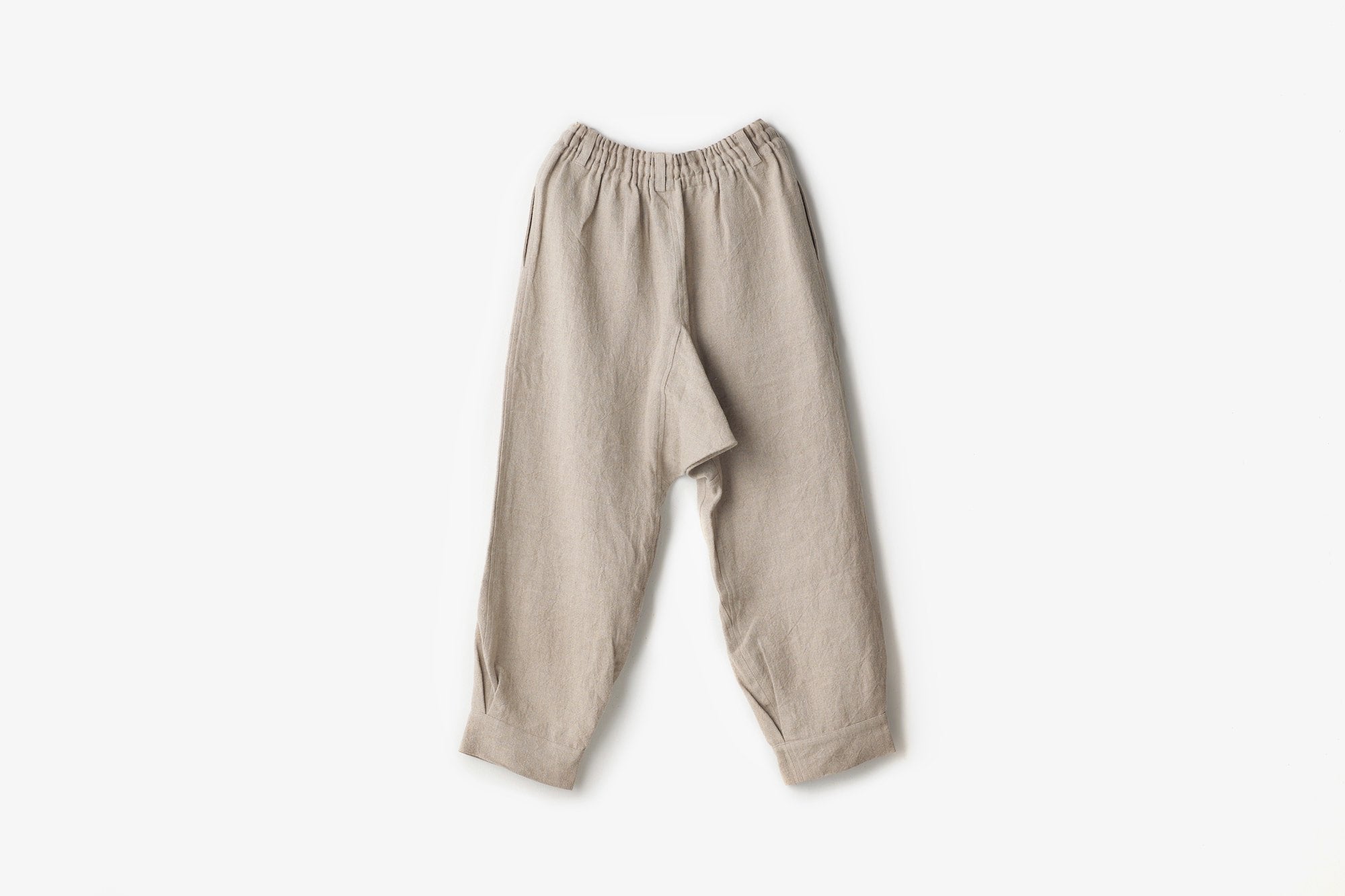 石徹白洋品店/はかま/リネン/生成 厚/long