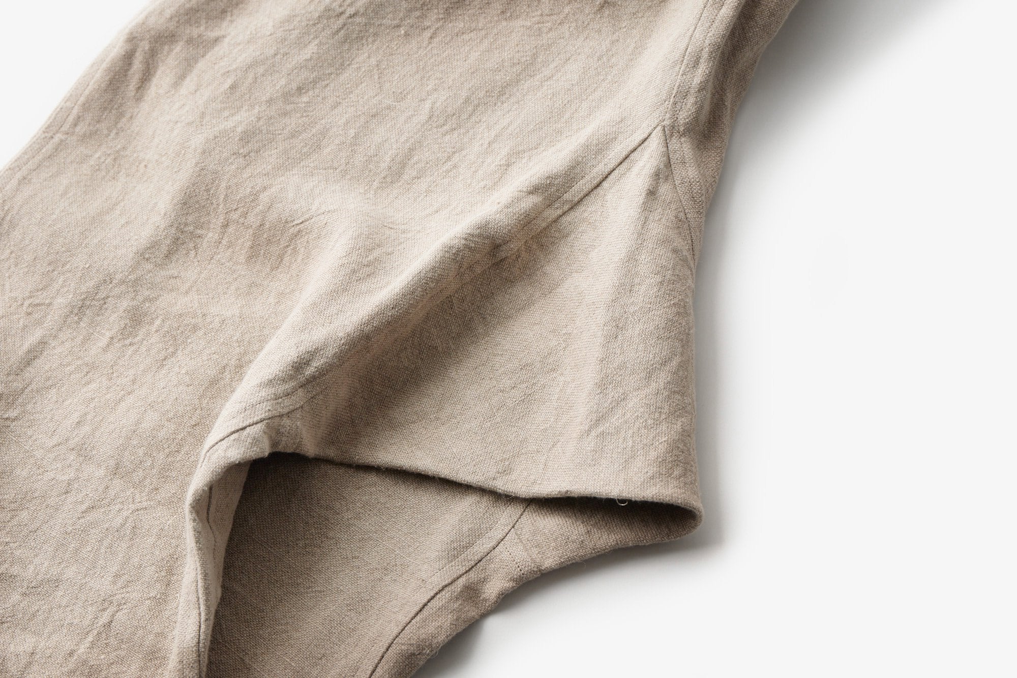 石徹白洋品店/はかま/リネン/生成 厚/long