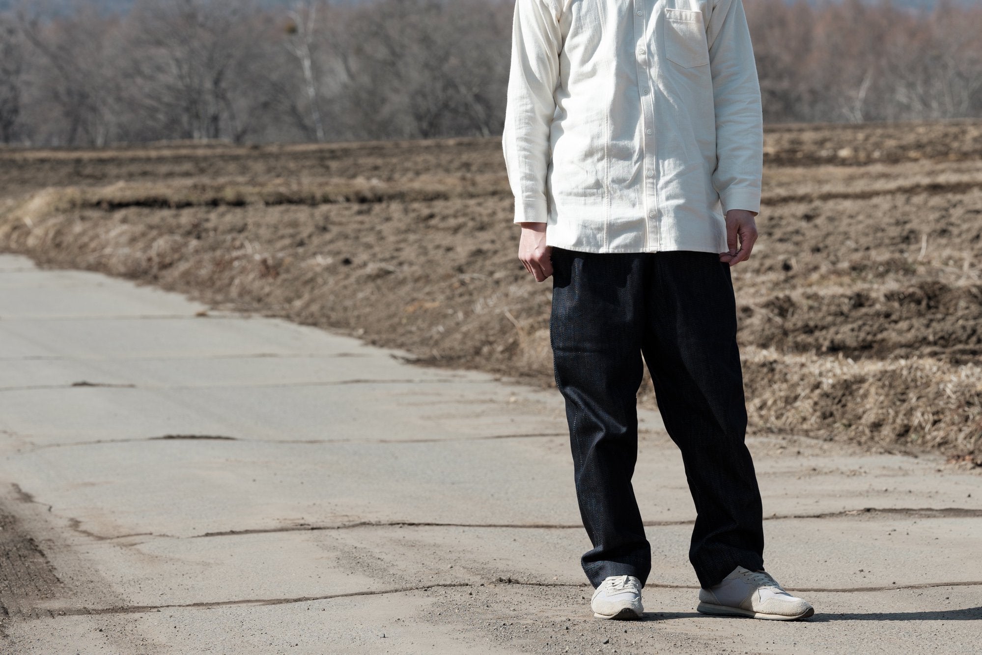 石徹白洋品店/かるさん/レスキューデニム/ネイビー