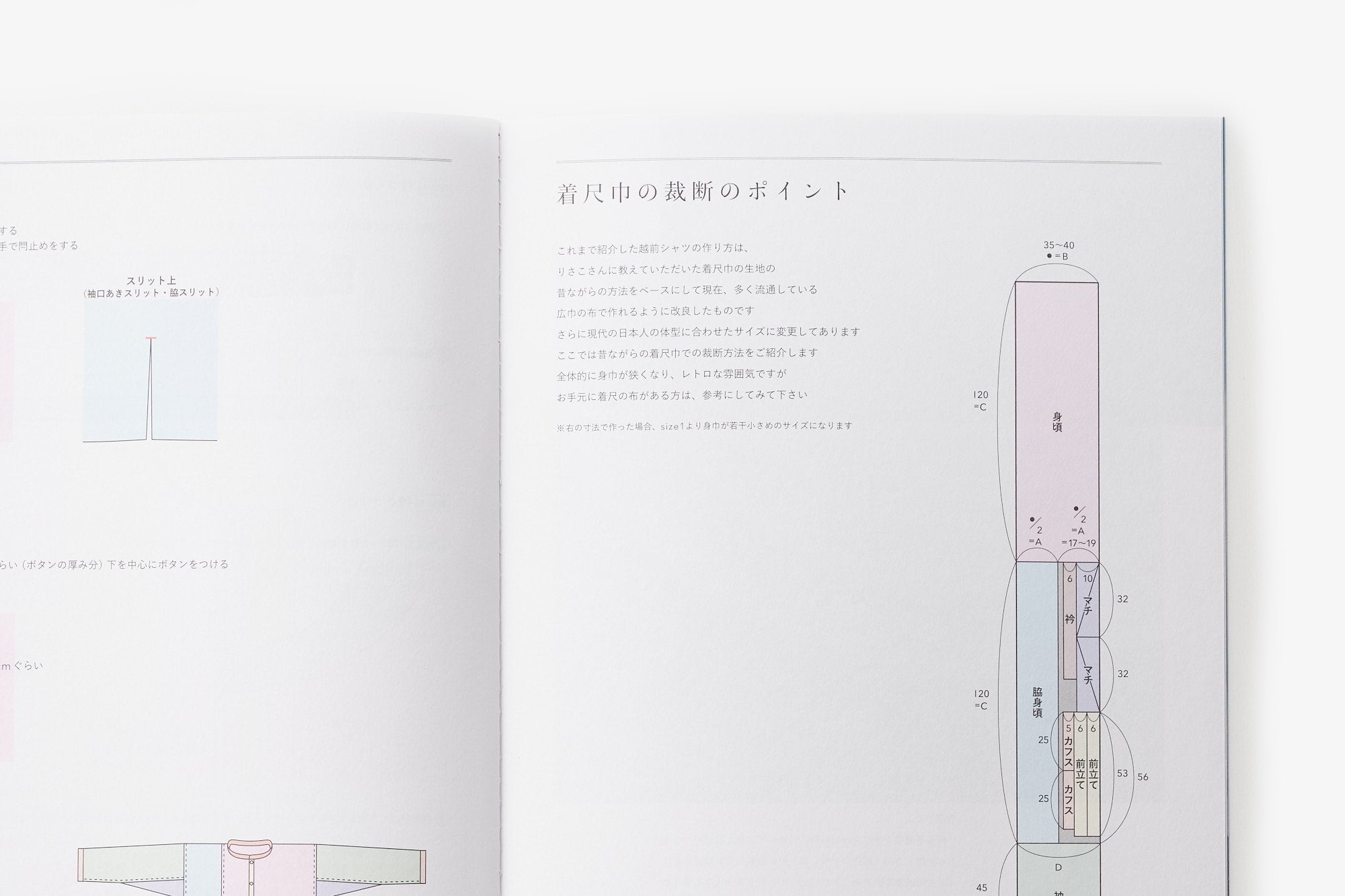 石徹白洋品店/いとしろ民衣シリーズ/越前シャツの作り方