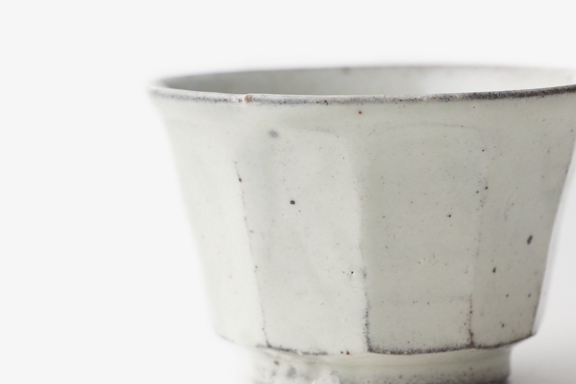 戸津圭一郎/縞蕎麦猪口 面取蕎麦猪口