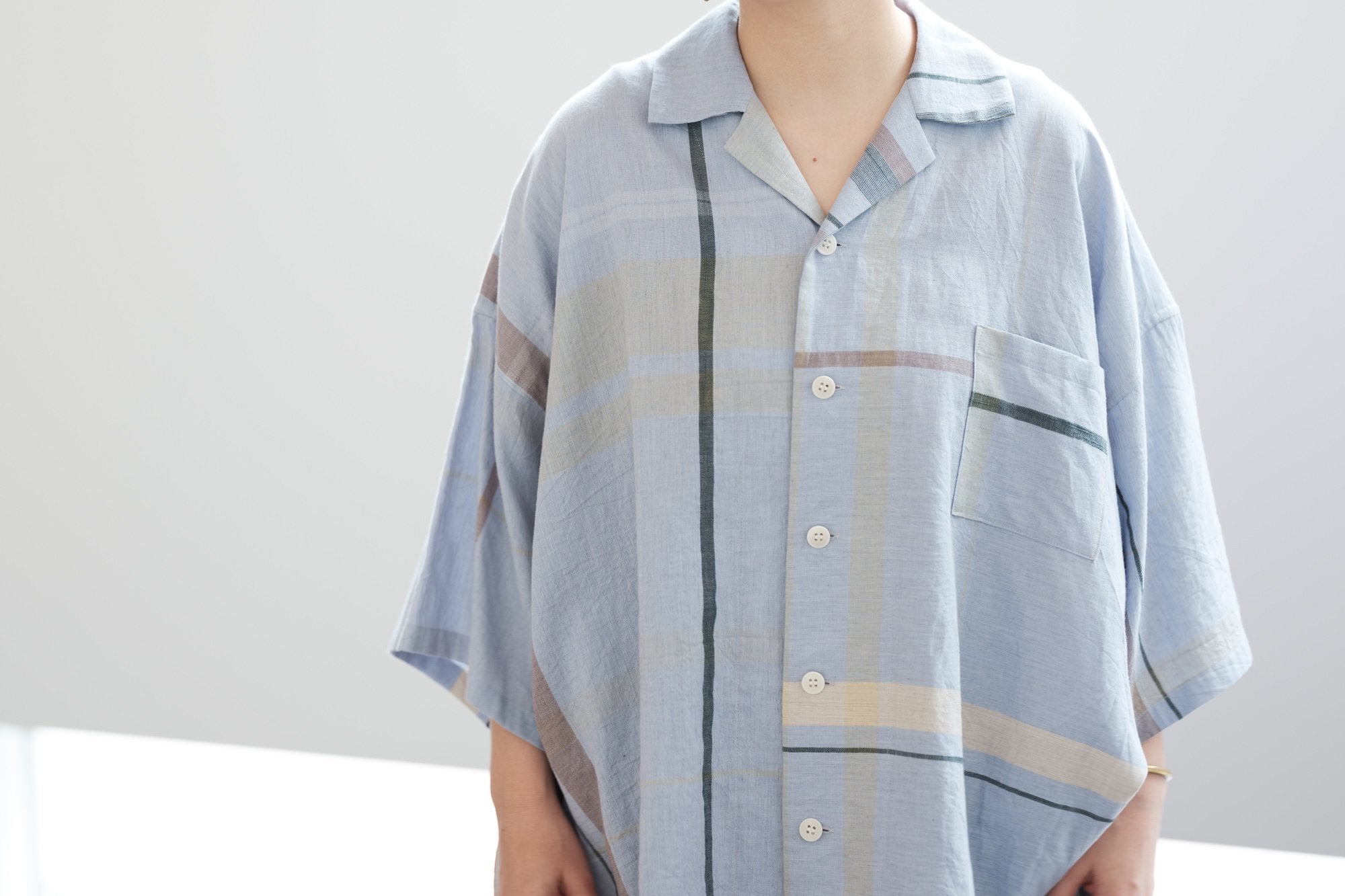 tamaki niime/アイシャツ/cotton