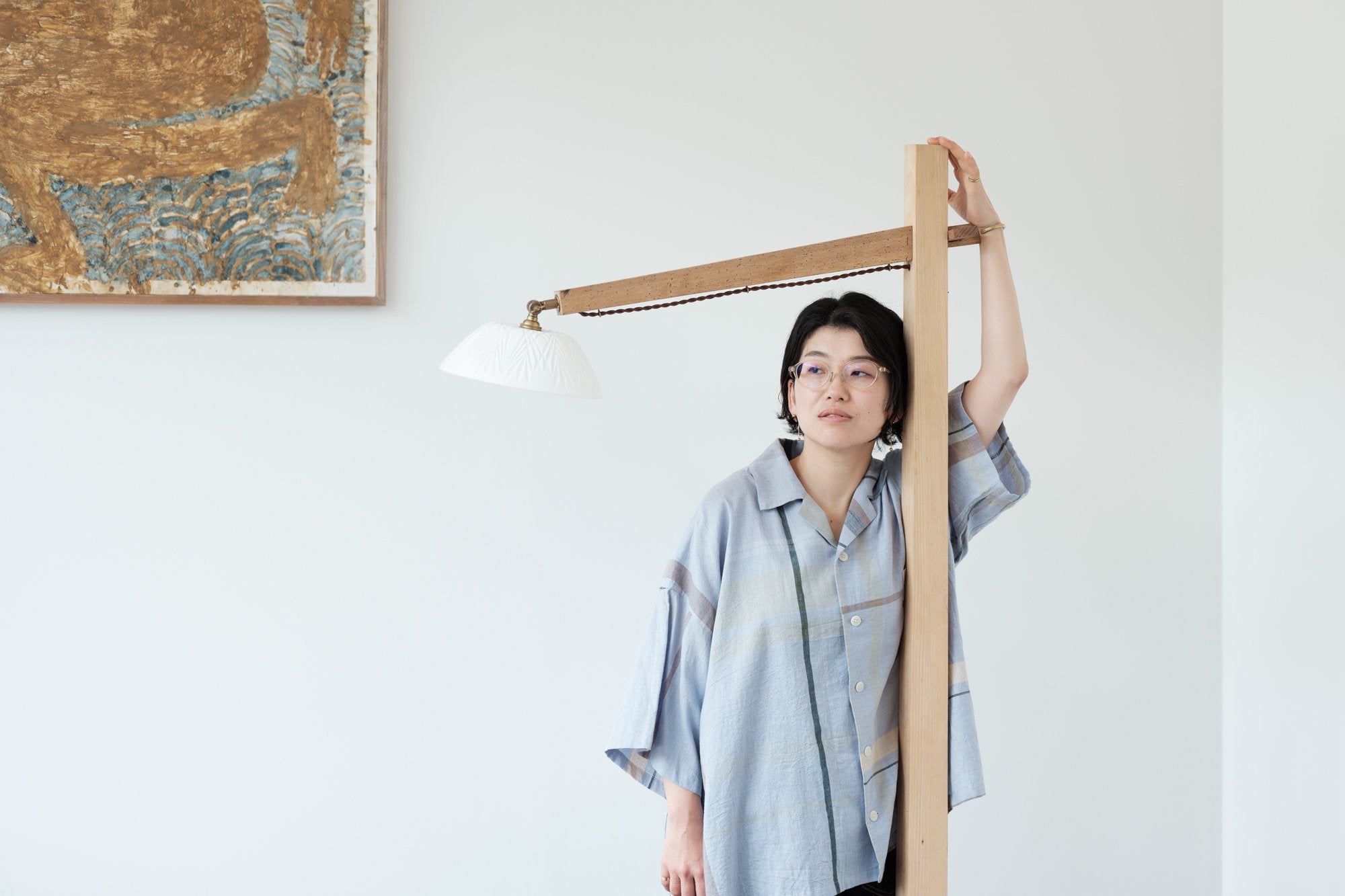 tamaki niime/アイシャツ/cotton