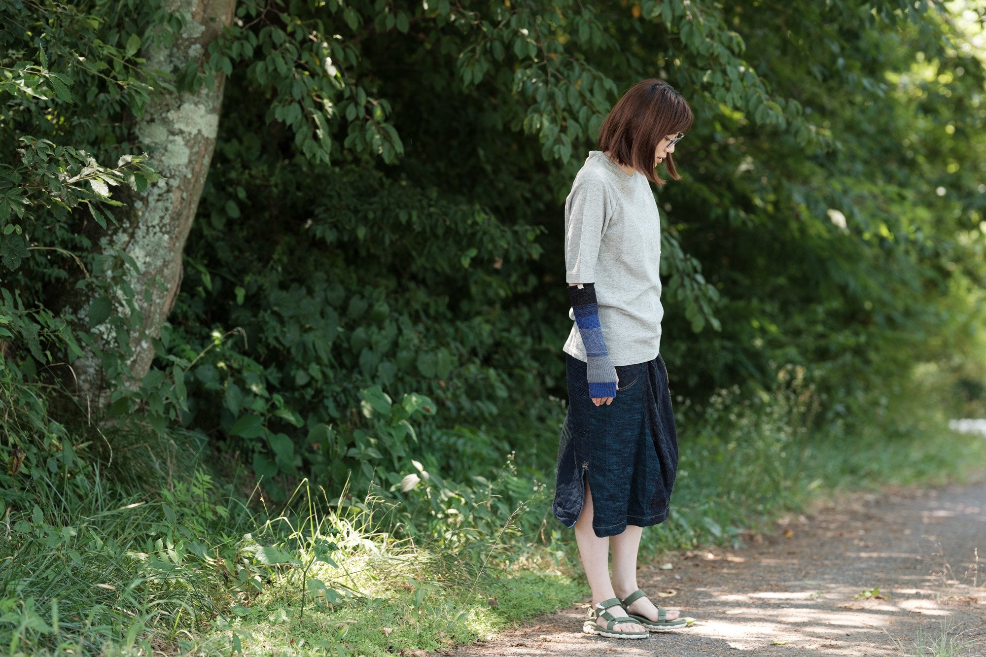 tamaki niime/boso SHORT/cotton