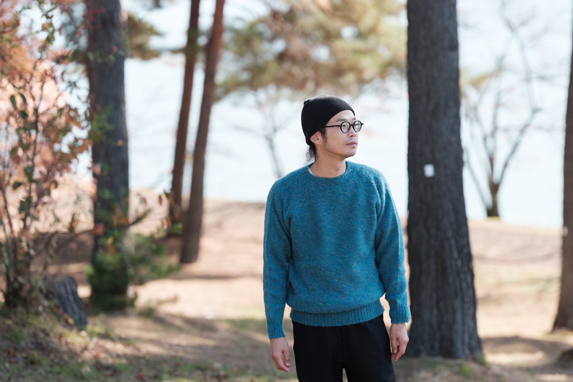 Shetland Woollen Co/クルーネック
