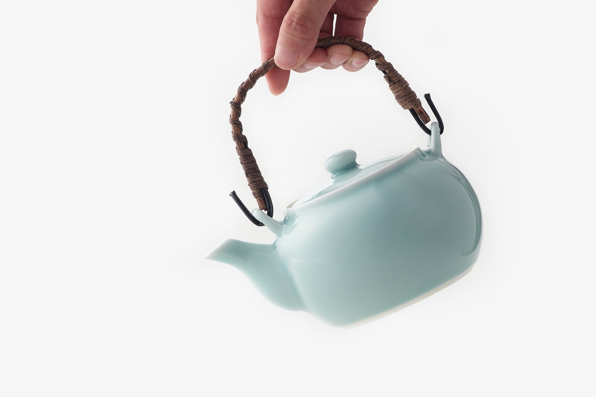 鍋島虎仙窯/土瓶/鍋島青磁 /乙なもの