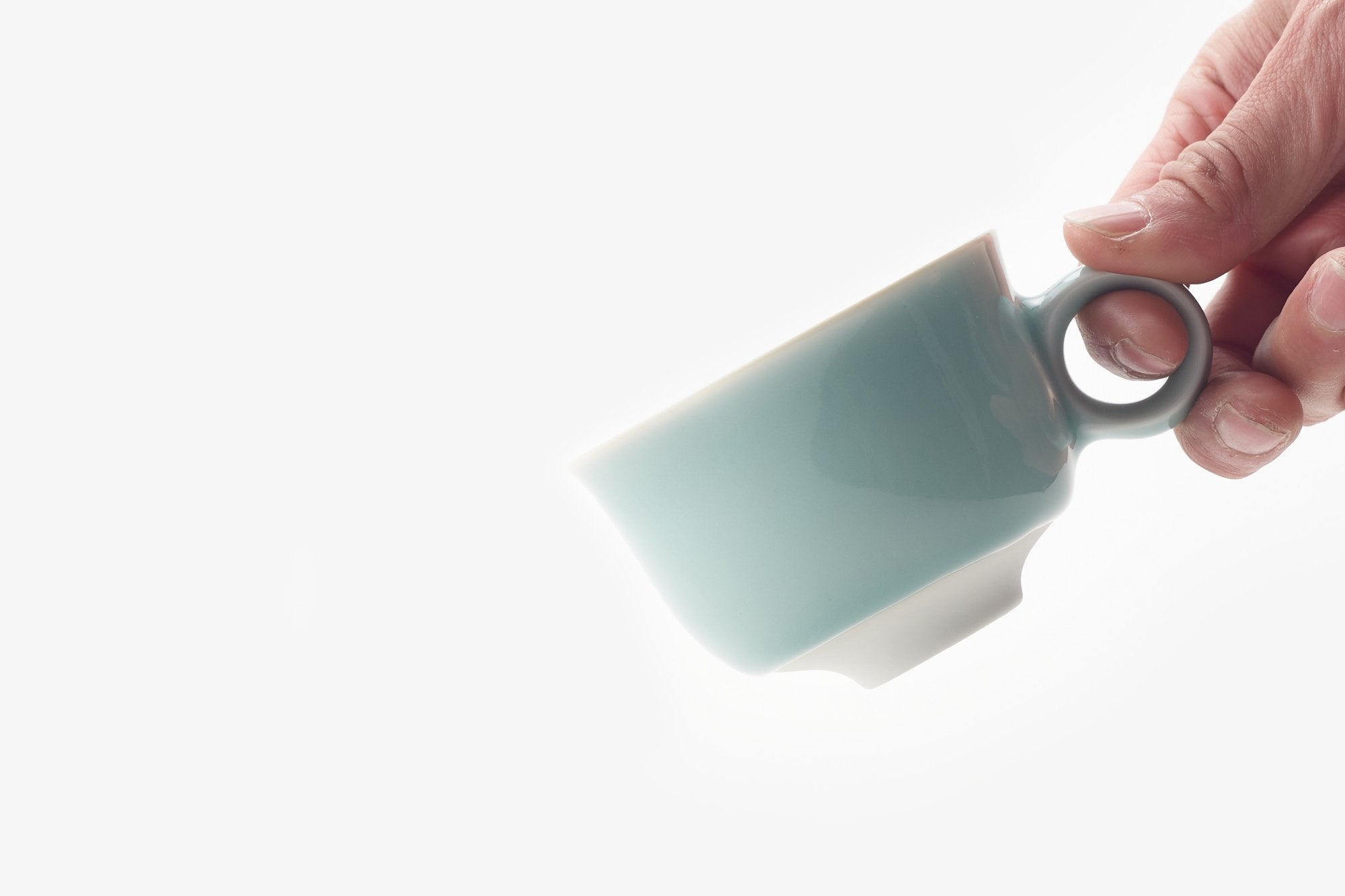 鍋島虎仙窯/ティーカップ/鍋島青磁 /乙なもの