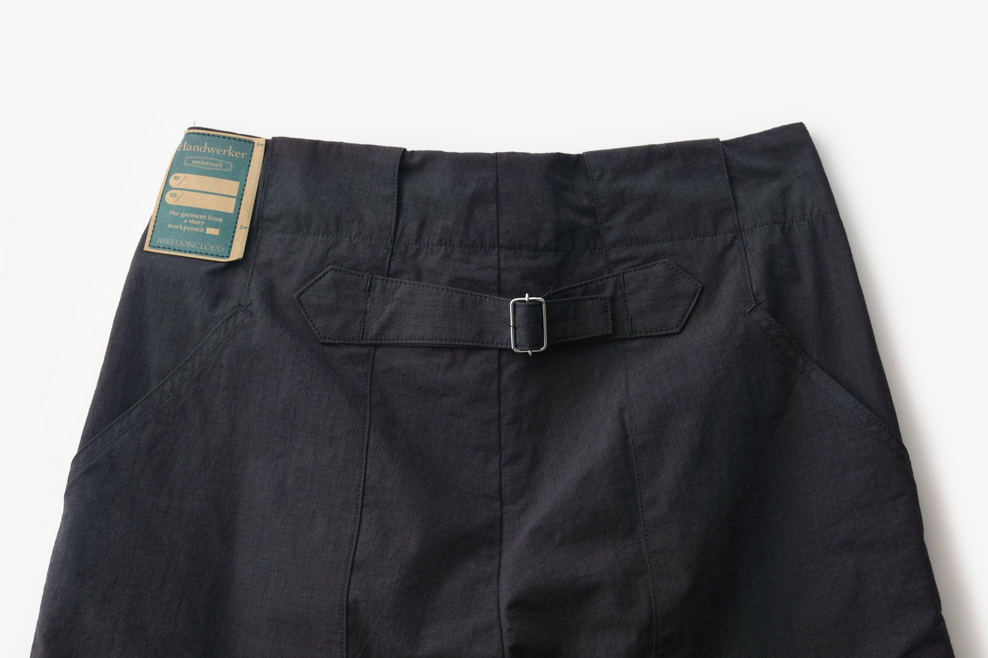 ASEEDONCLOUD/HW wide trousers/Rip stop