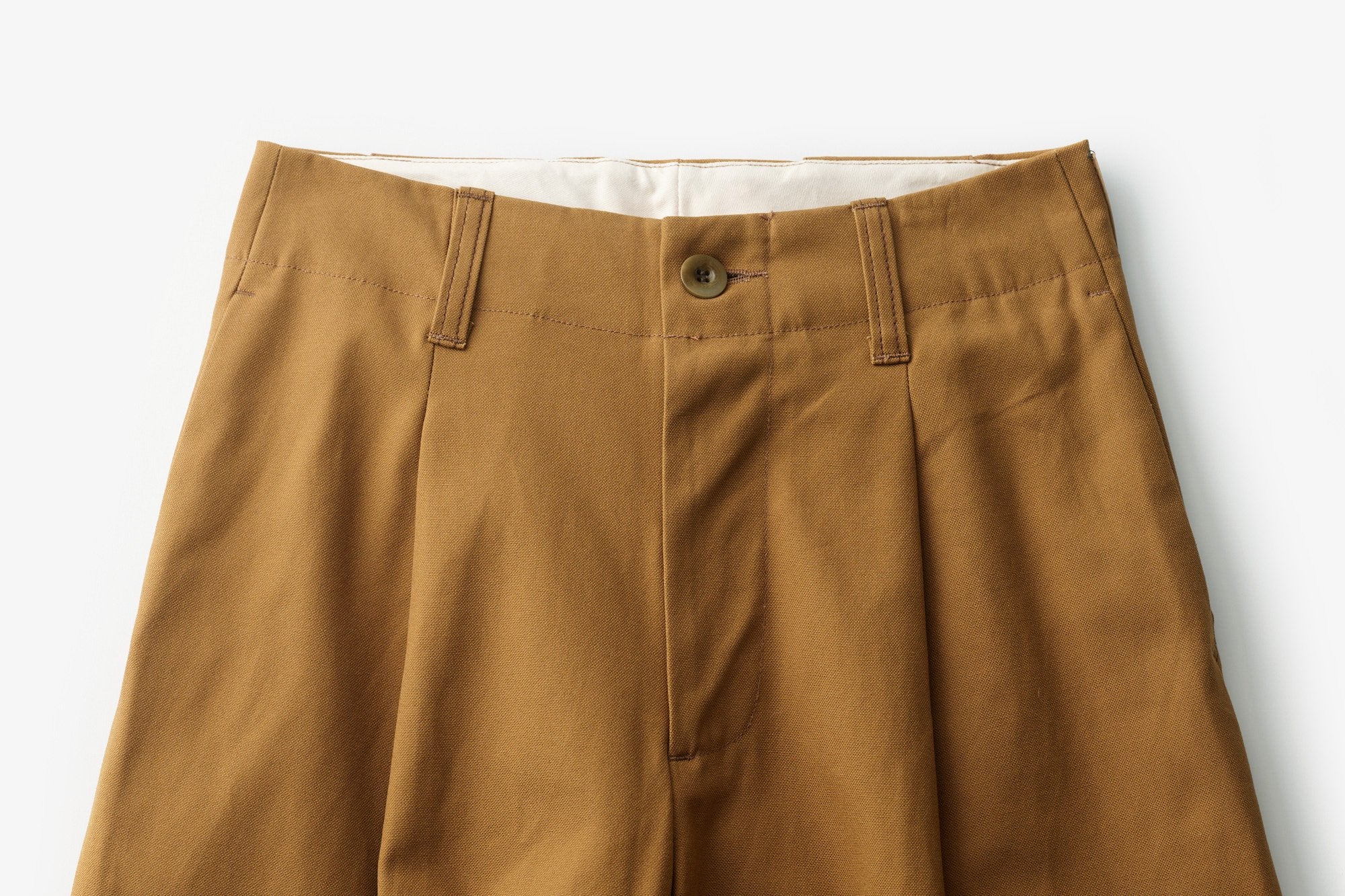 ASEEDONCLOUD/HW wide trousers/Duck Camel