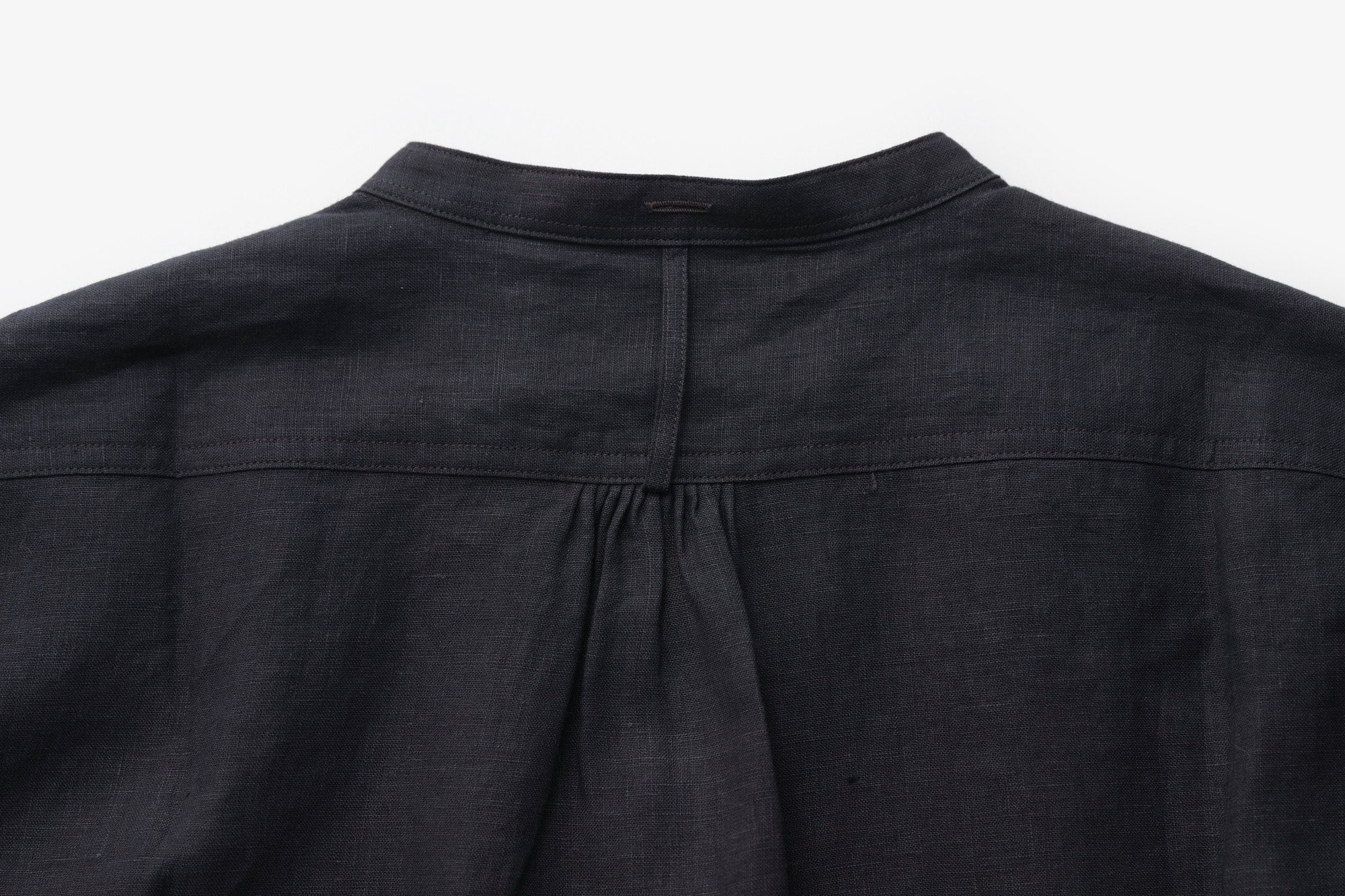 ASEEDONCLOUD/HW collarless shirt/Linen
