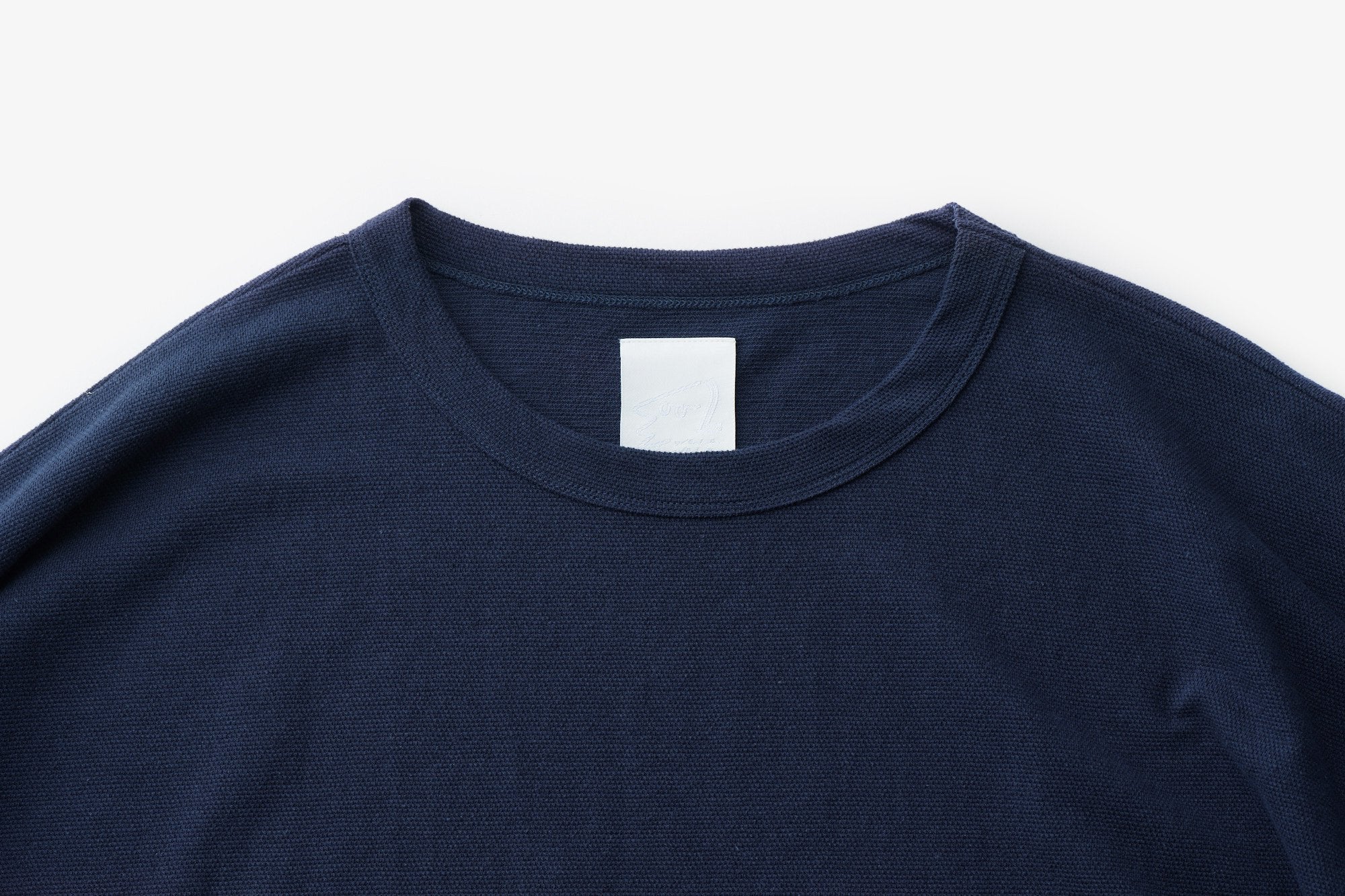 わざわざ/さらさら鹿の子リネンドルマントップ