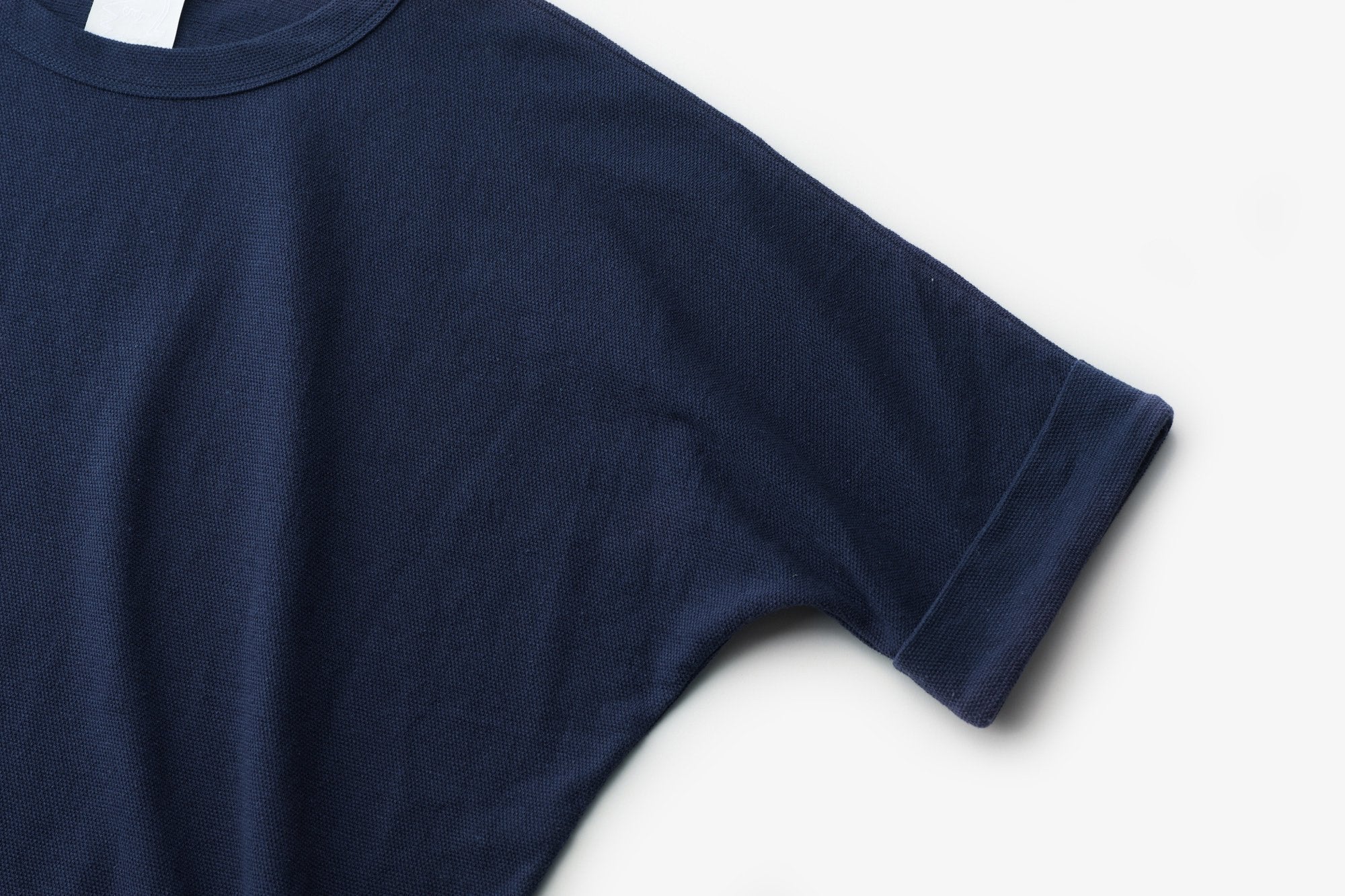 わざわざ/さらさら鹿の子リネンドルマントップ