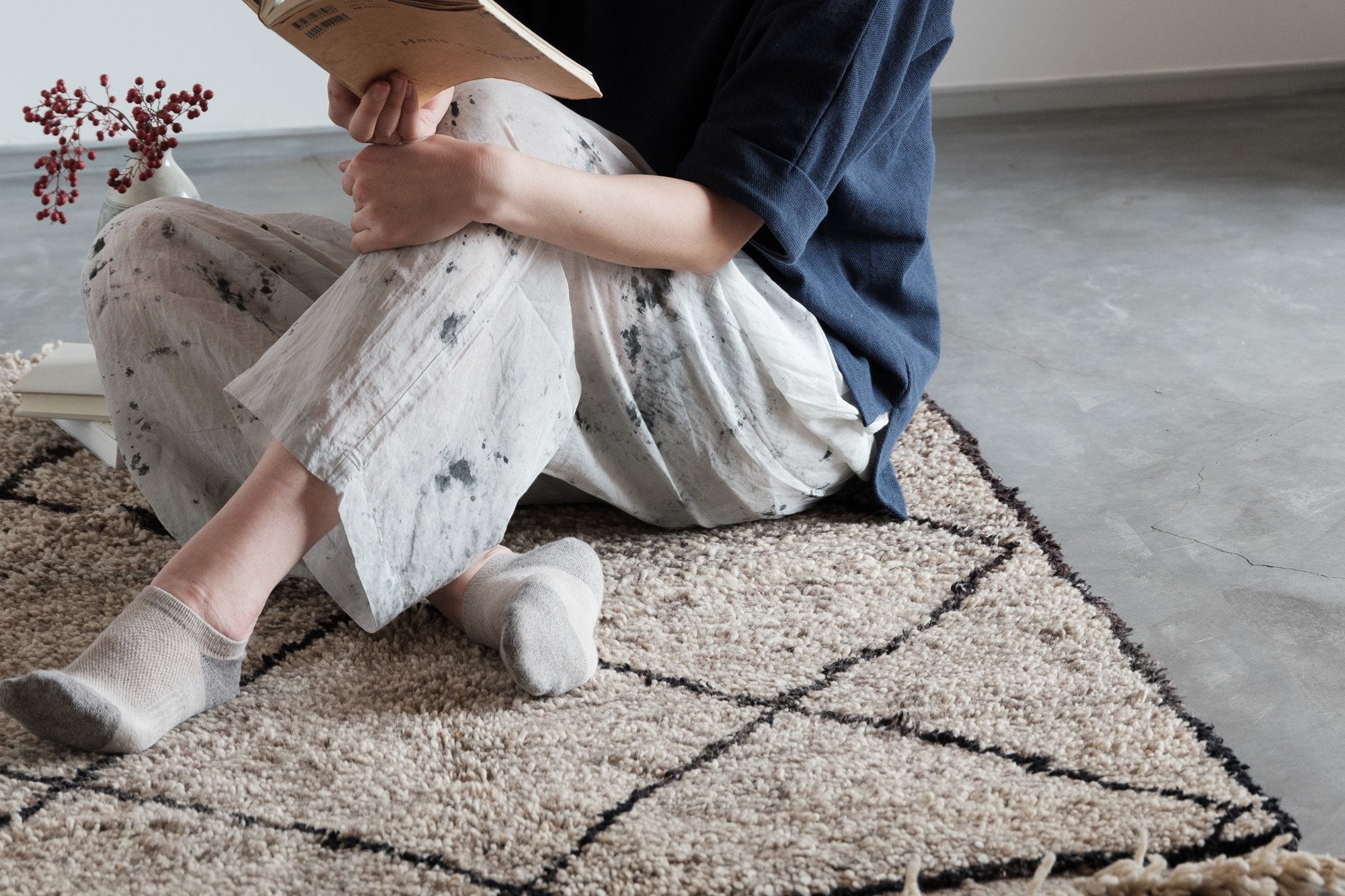 LIGHT YEARS/BENI OUARAIN RUG/103cm × 145cm