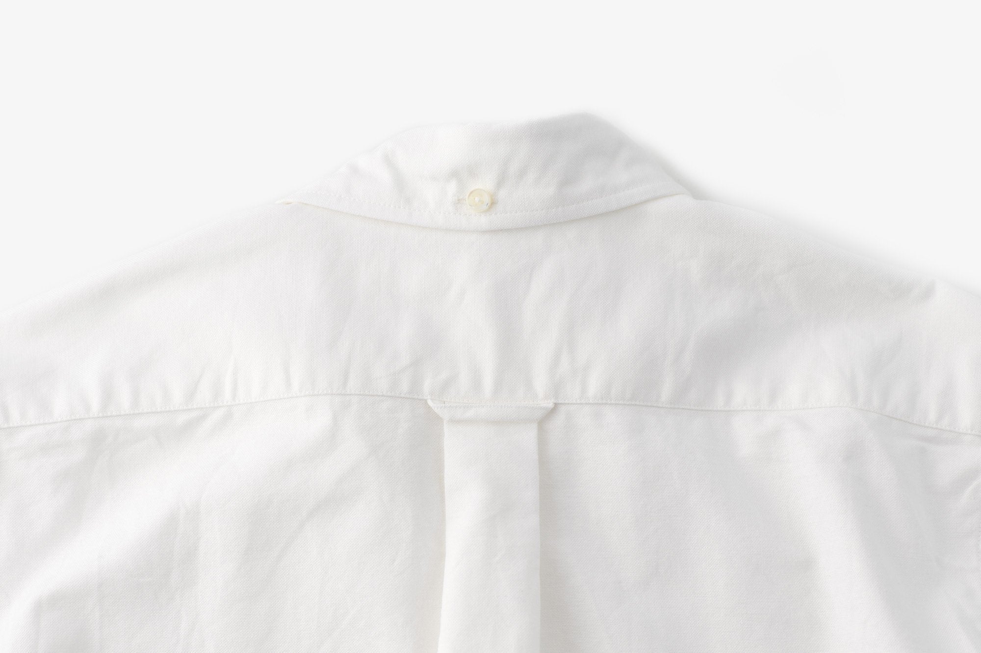 classico/h.b b.d.シャツorganic oxford/White