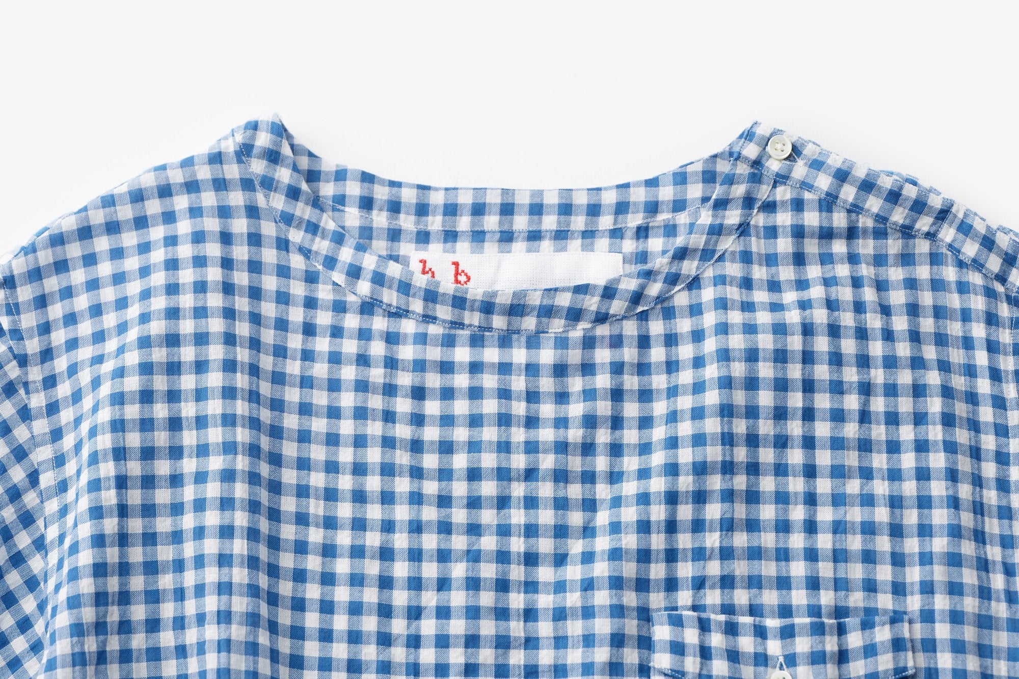classico/h.b サマータイムシャツ/shairring gingham