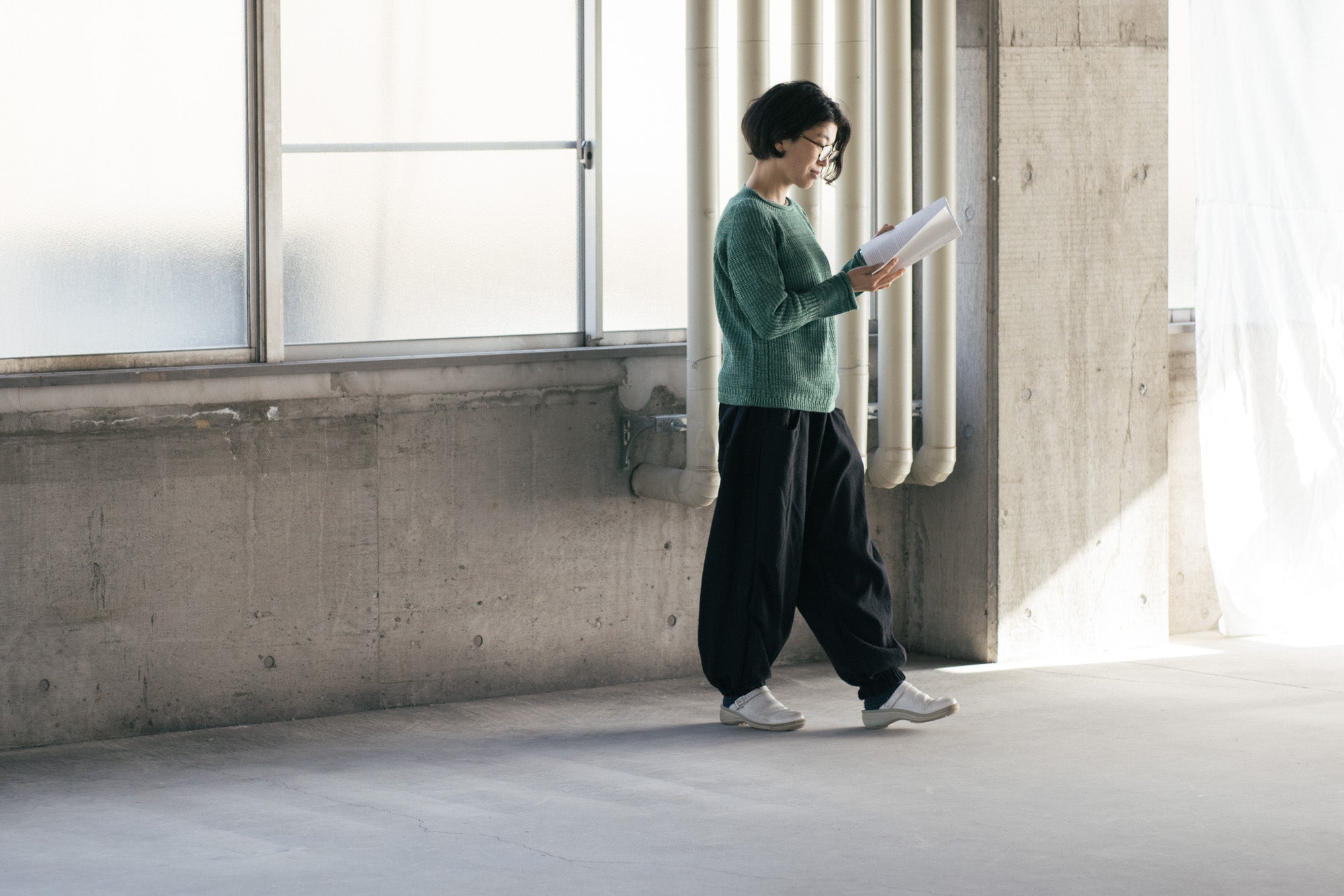 tamaki niime/nica pants futo/cotton