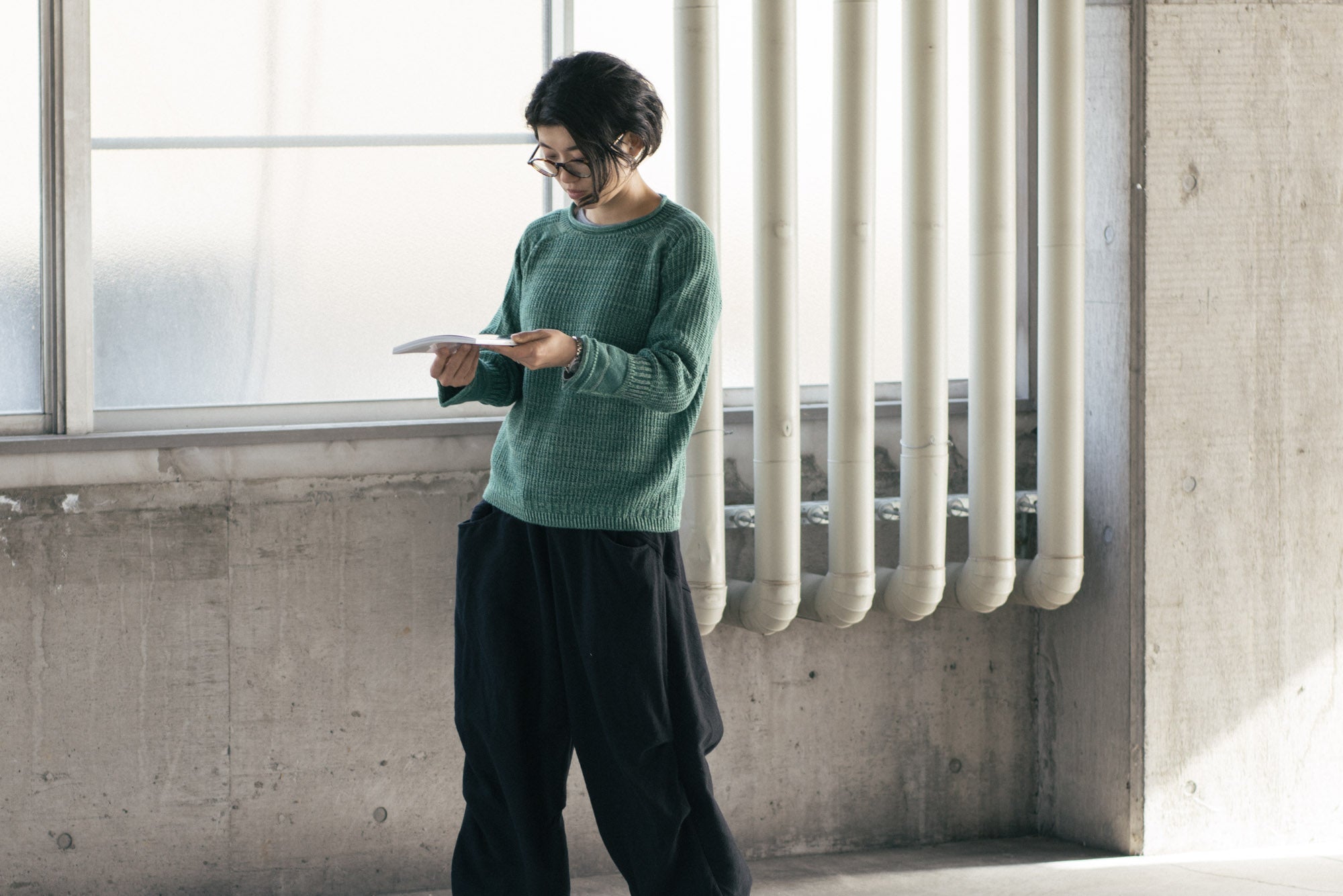 tamaki niime/nica pants futo/cotton