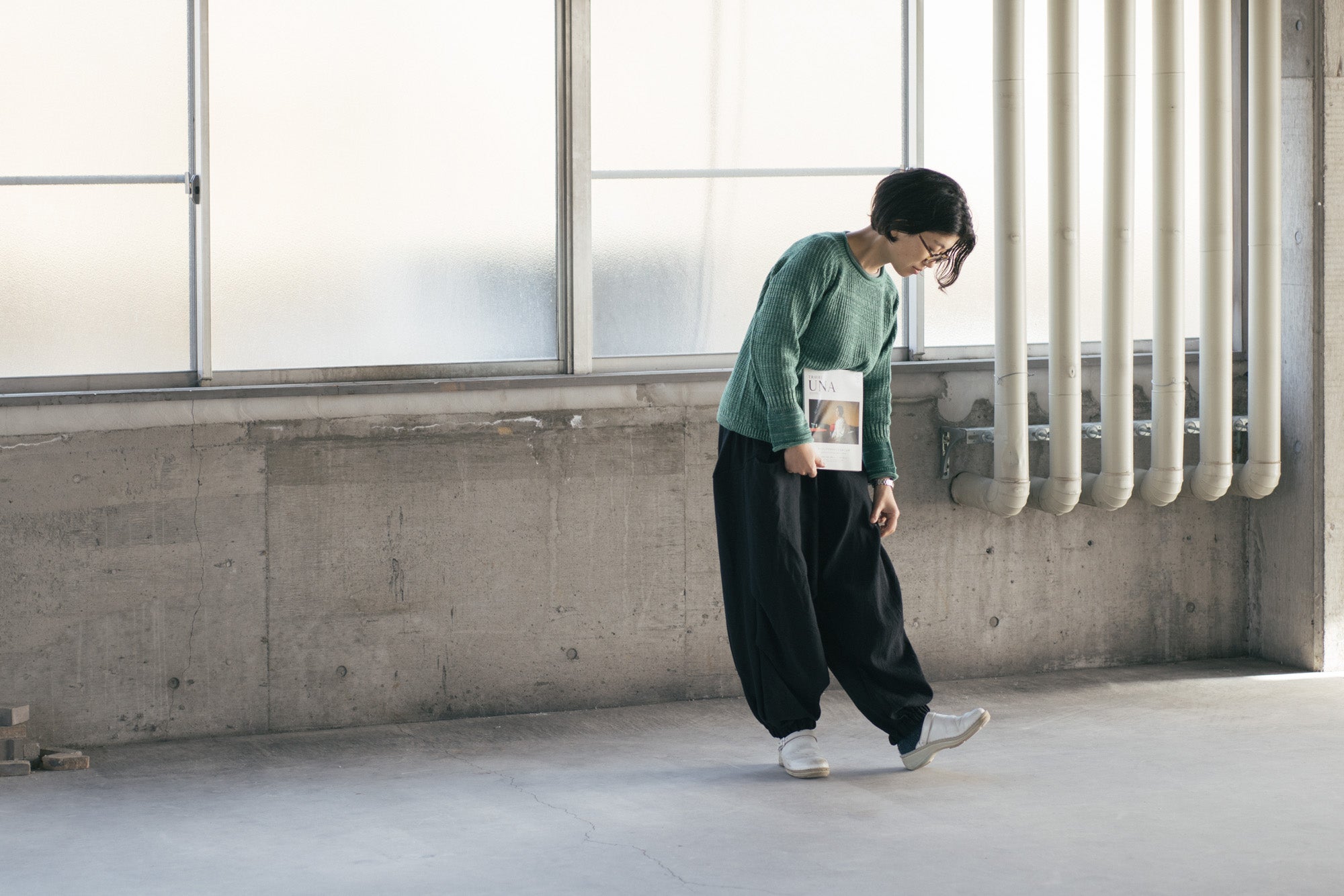 tamaki niime/nica pants futo/cotton