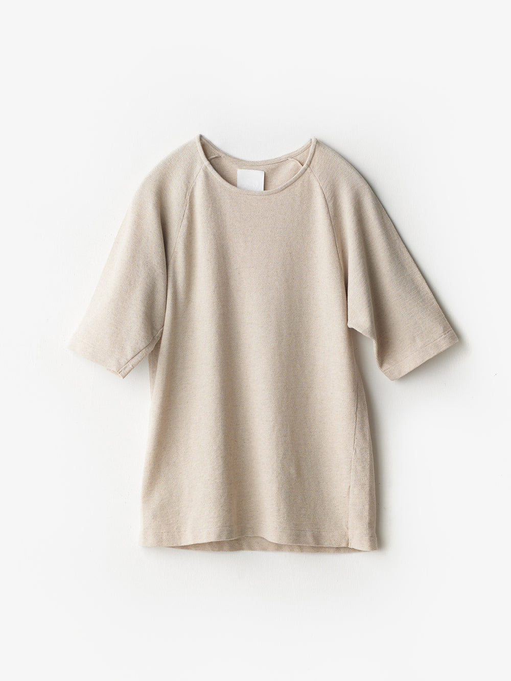 わざわざ/さらさら鹿の子 リネンTシャツ