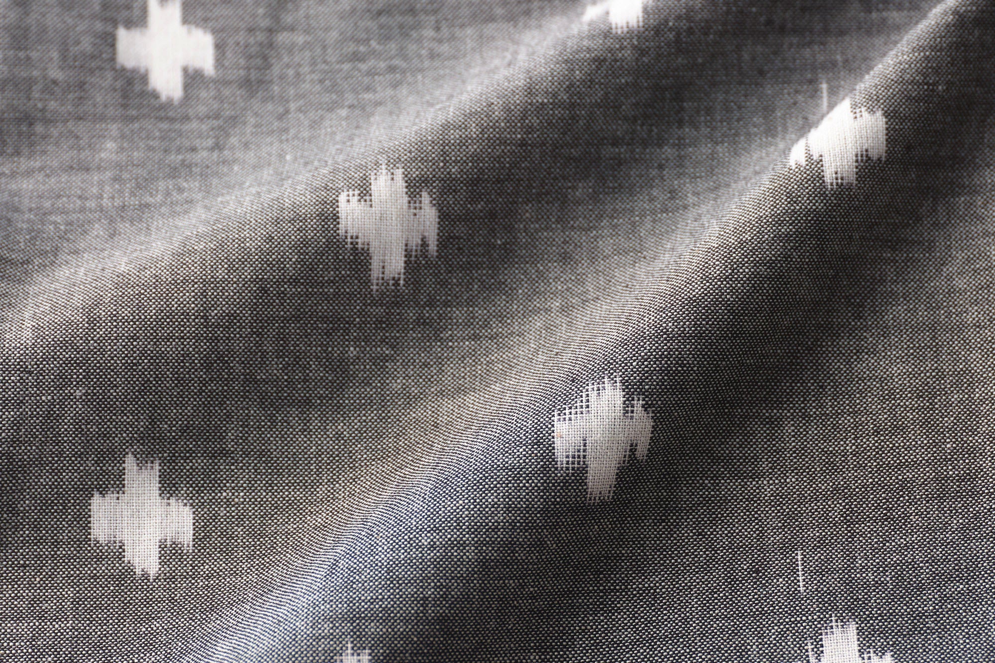 うなぎの寝床/もんぺ/十字模様/薄地