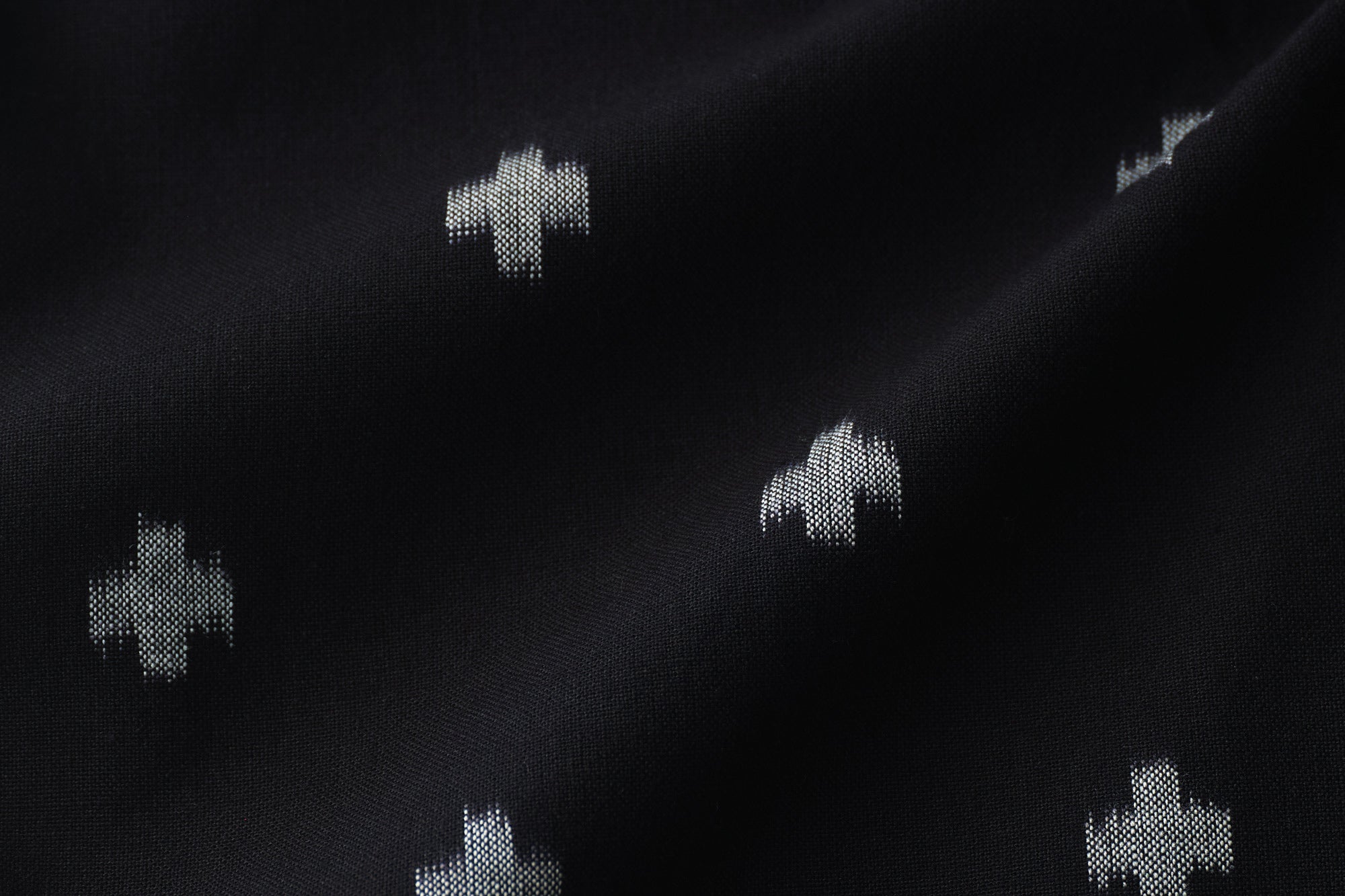 うなぎの寝床/もんぺ/十字模様/薄地