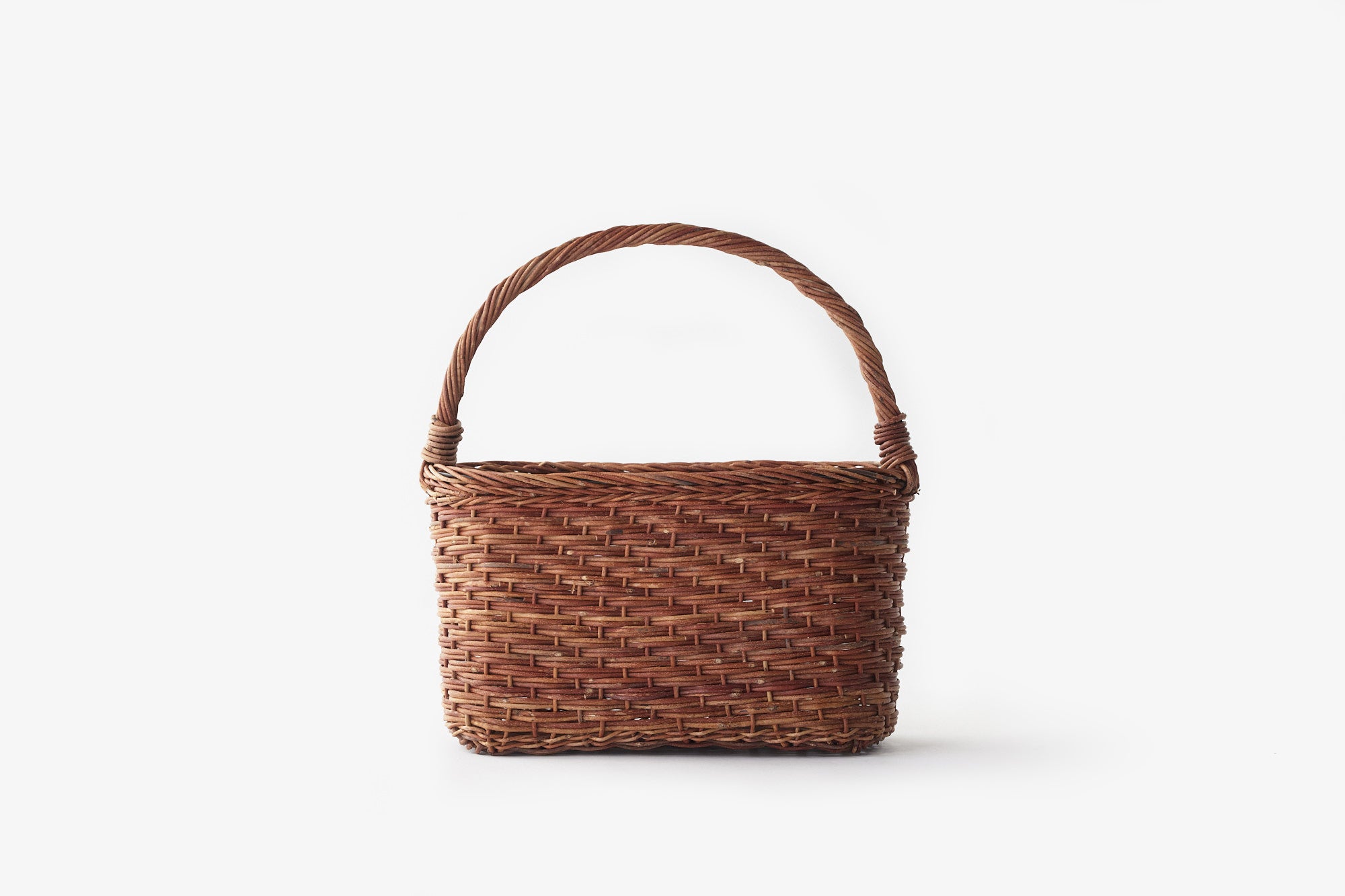 松野屋/あけび楕円1本手かご