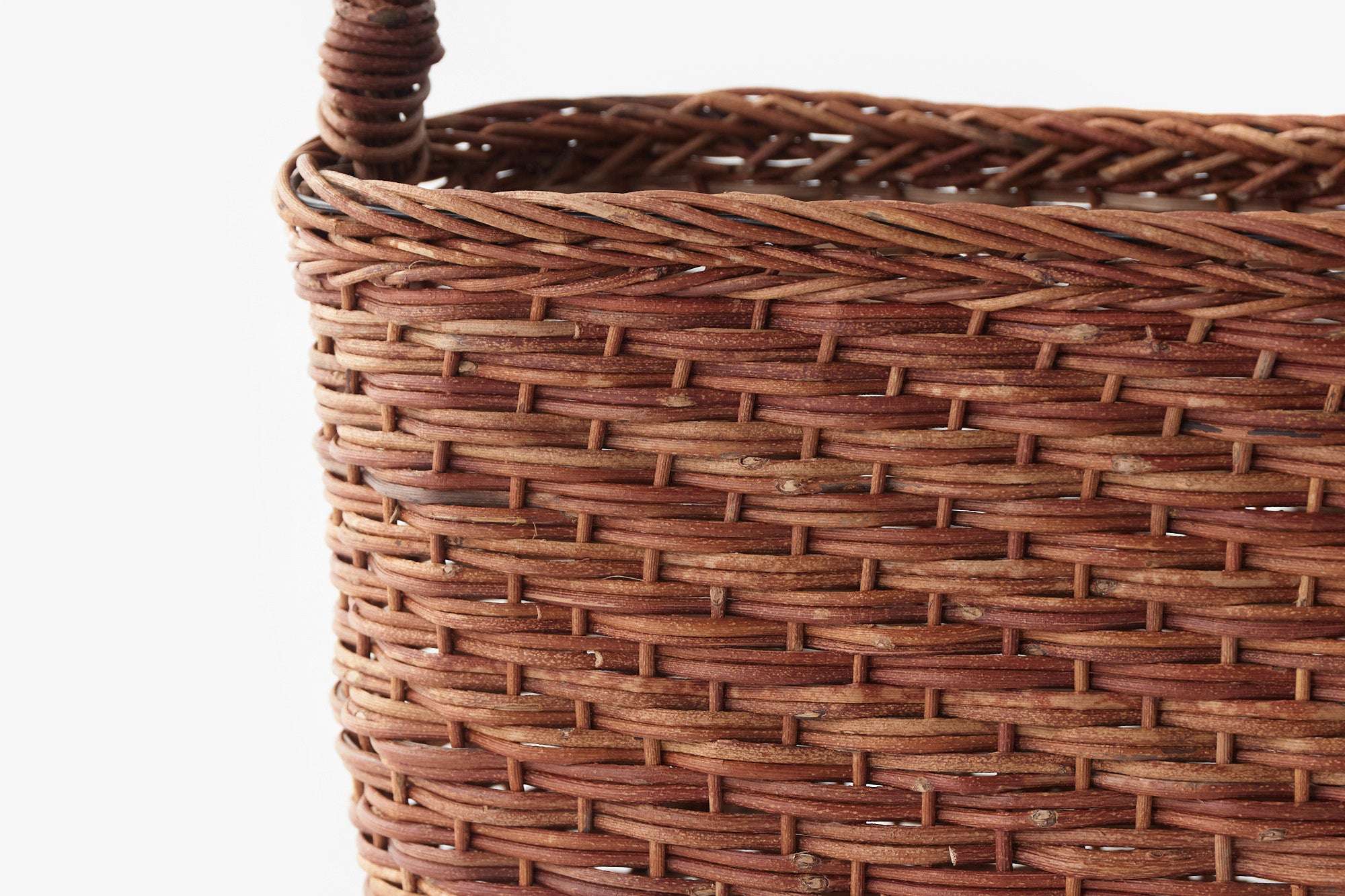 松野屋/あけび楕円1本手かご