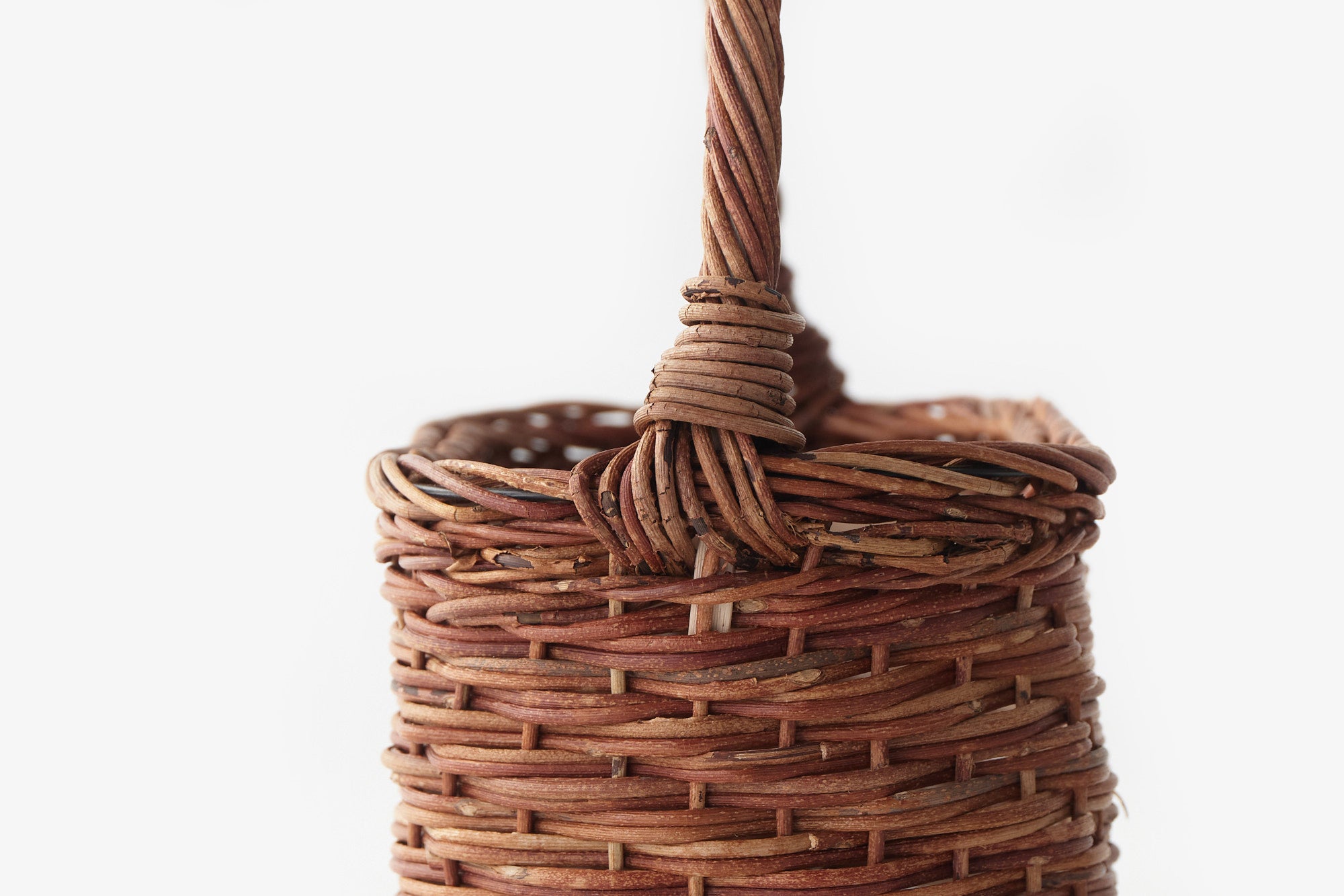 松野屋/あけび楕円1本手かご