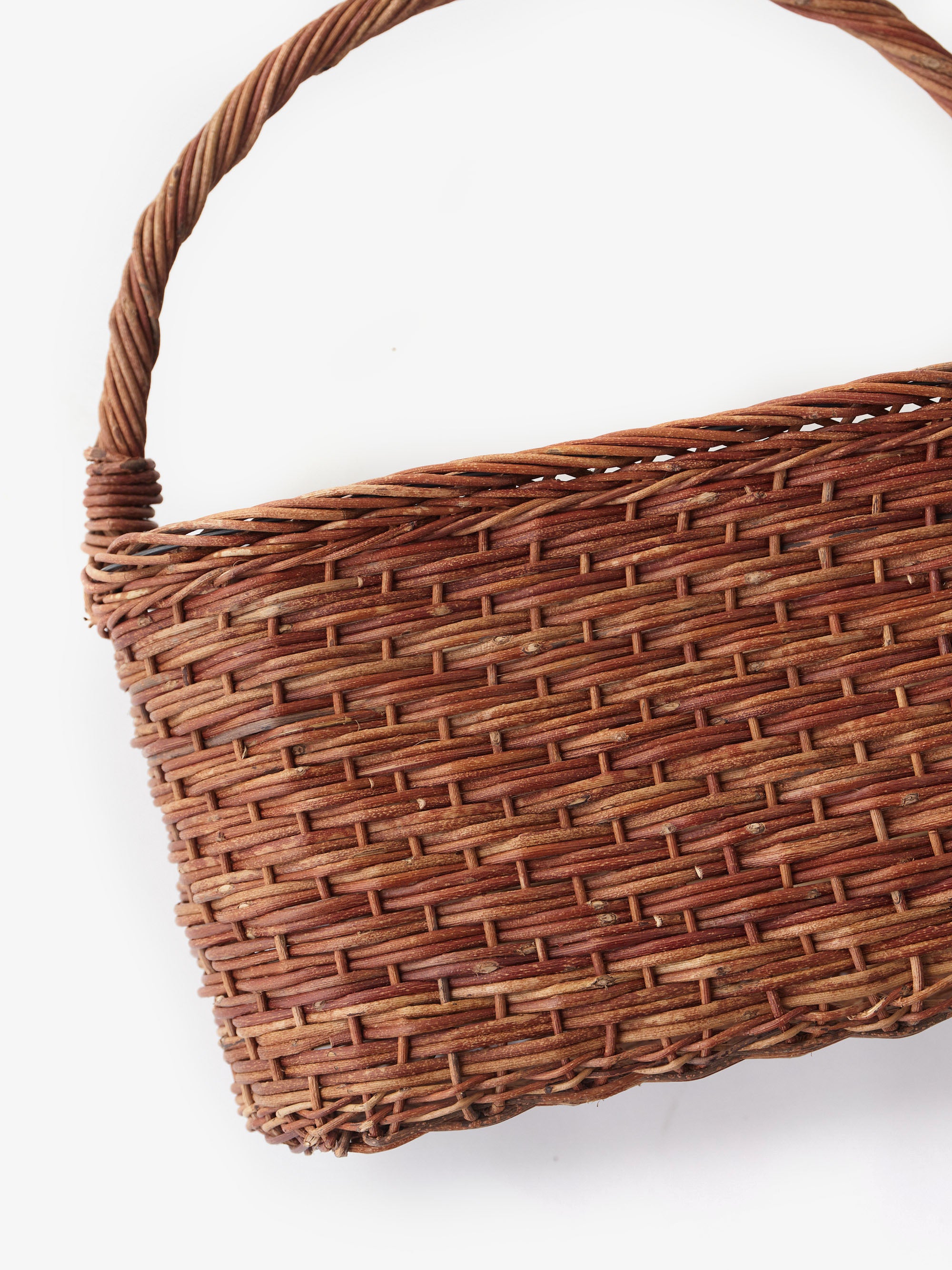 松野屋/あけび楕円1本手かご