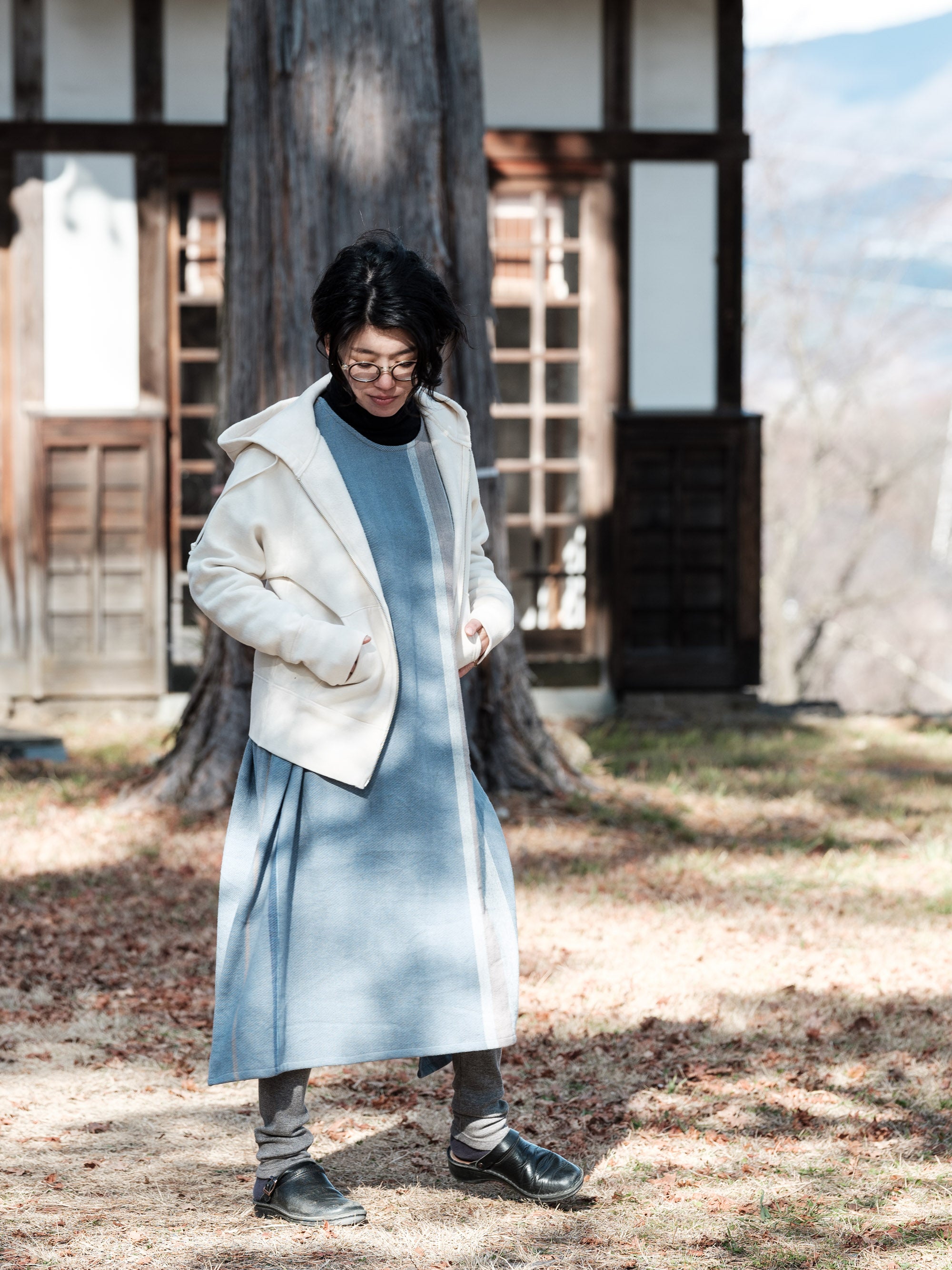 tamaki niime/fuwa-T long/wool